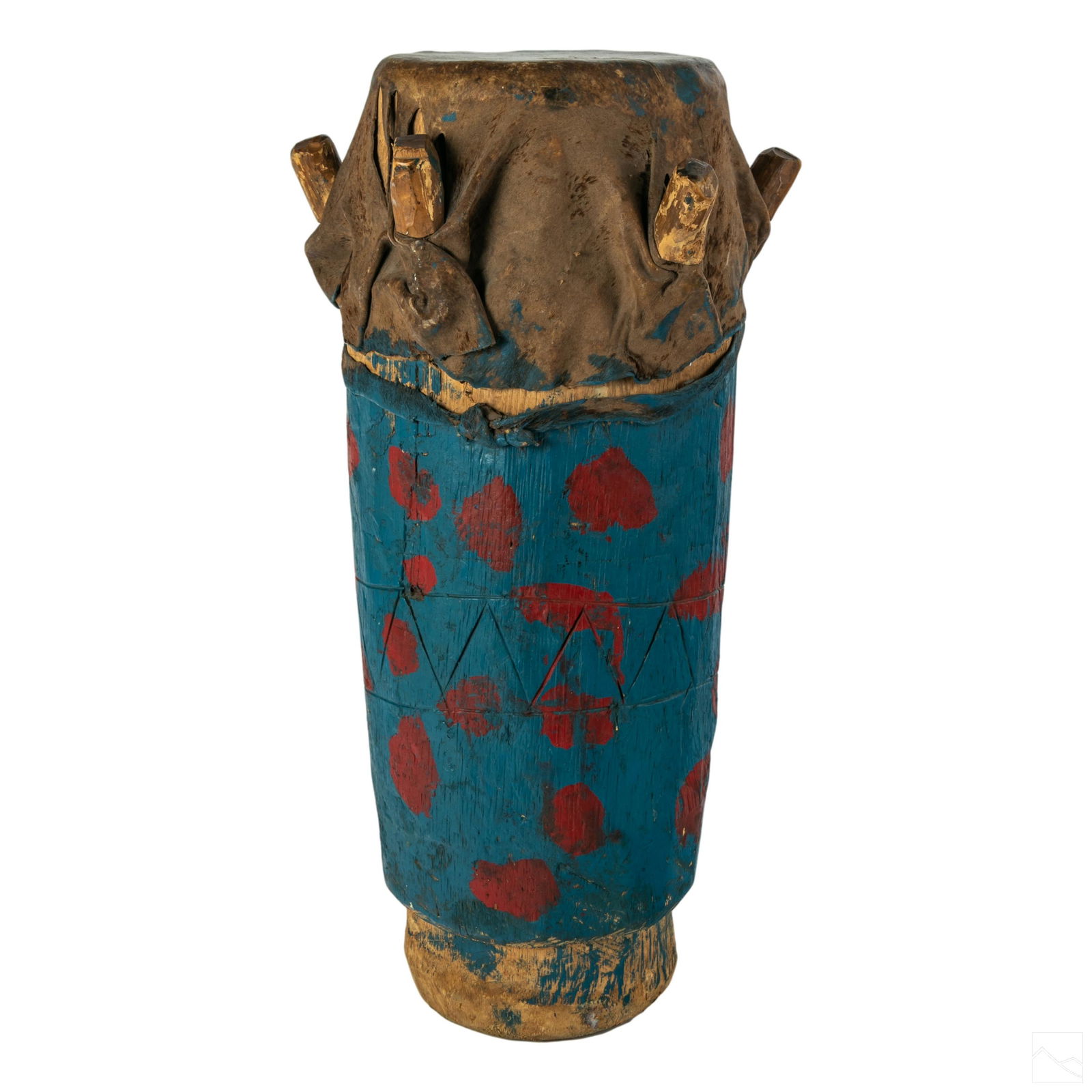 Haitian Folk Art Traditional Ceremonial Vodou Drum (1 of 4)