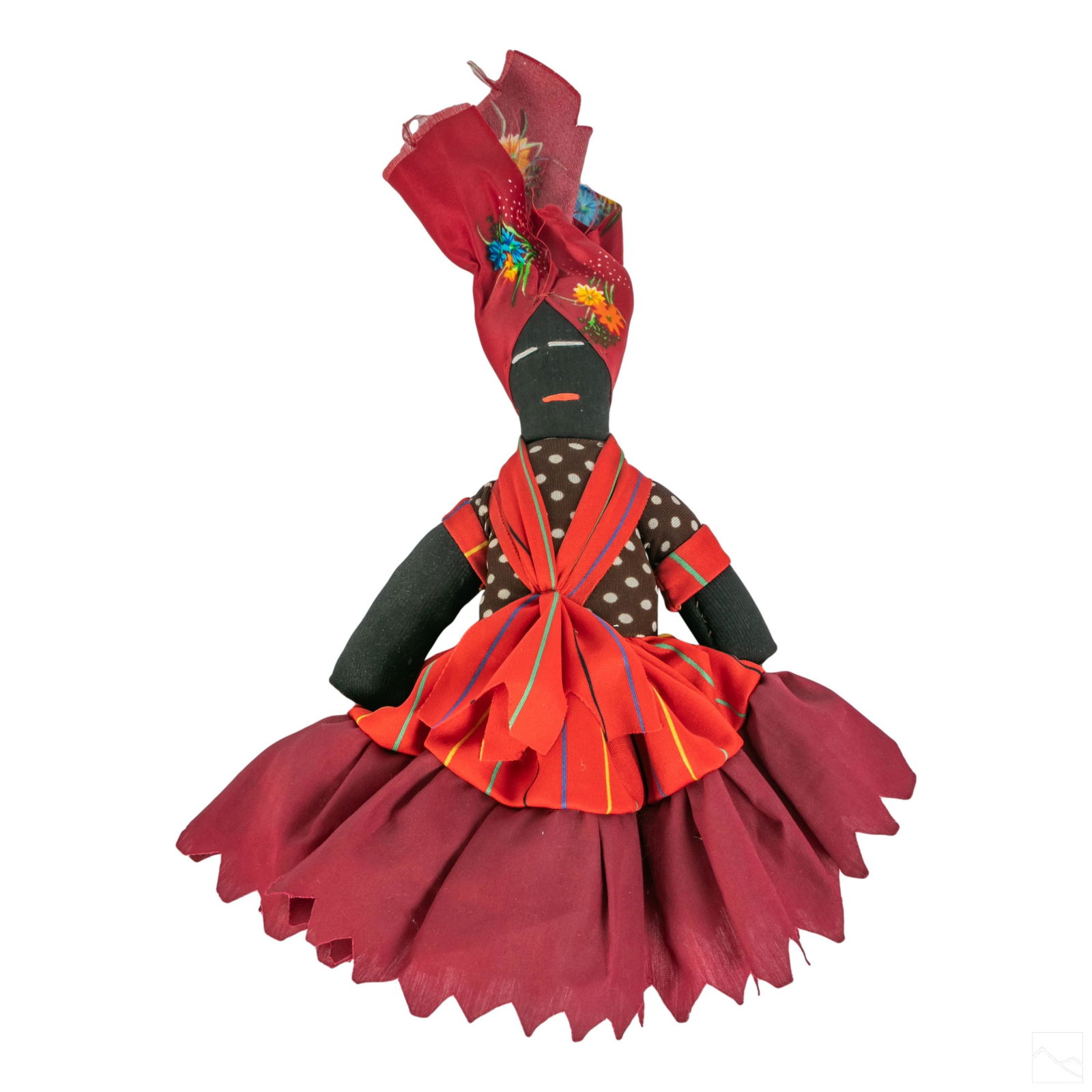 Brazilian Traditional Folk Art Bahian Doll Figure (1 of 4)