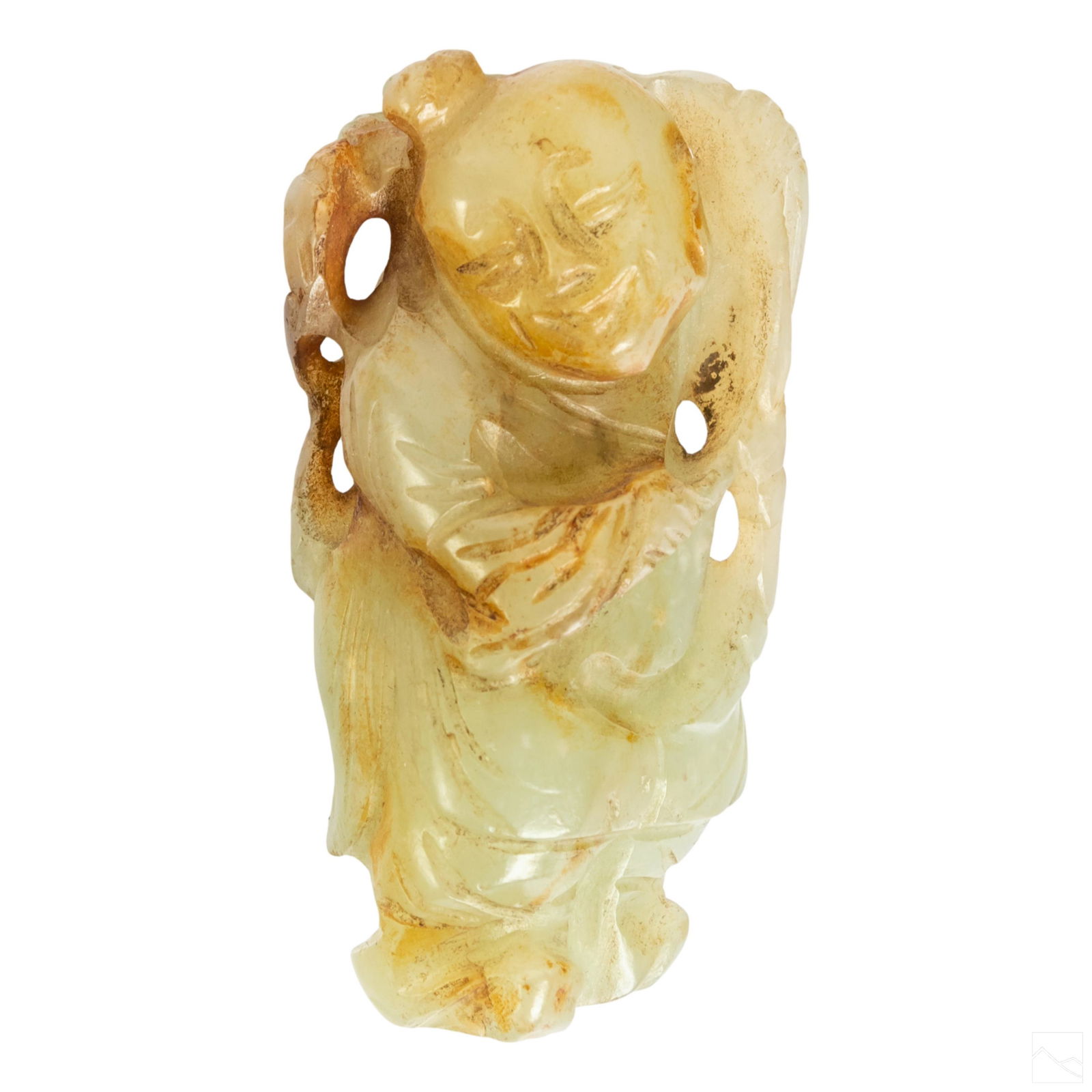 Chinese Carved Mutton Fat Jade Figurine Sculpture (1 of 4)
