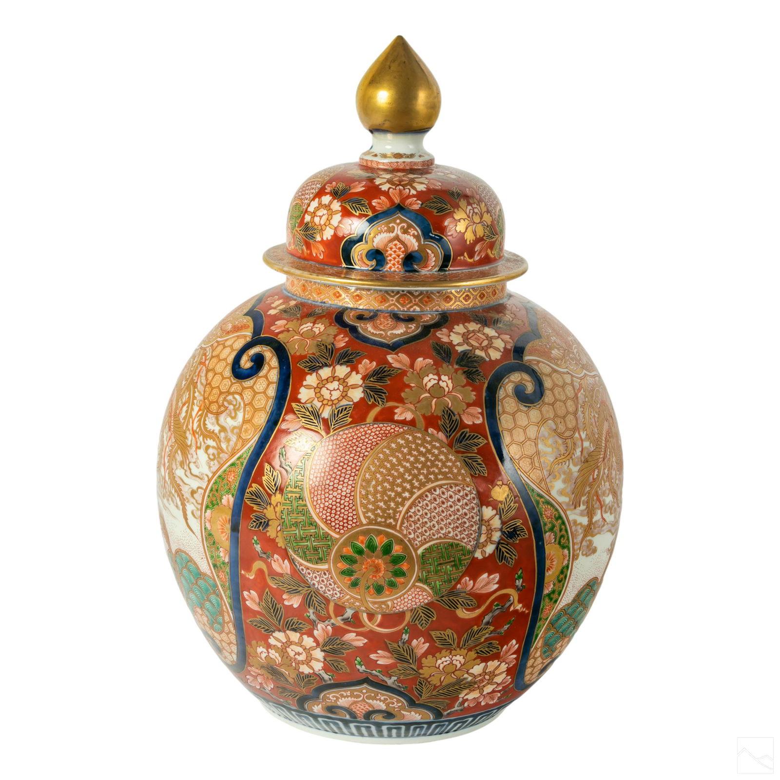 Japanese Imari Glazed Porcelain Dragon Ginger Jar (1 of 7)