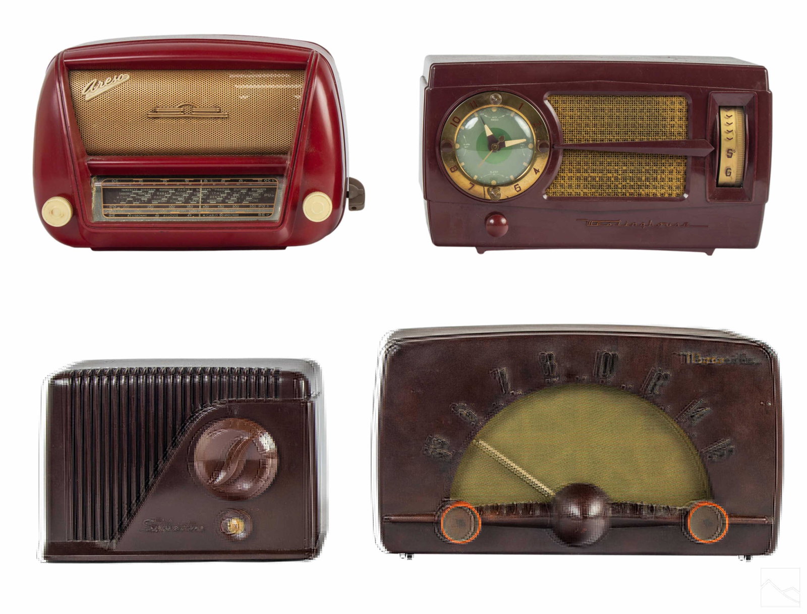 Motorola & Areso Bakelite Tube Radio Receivers LOT (1 of 7)