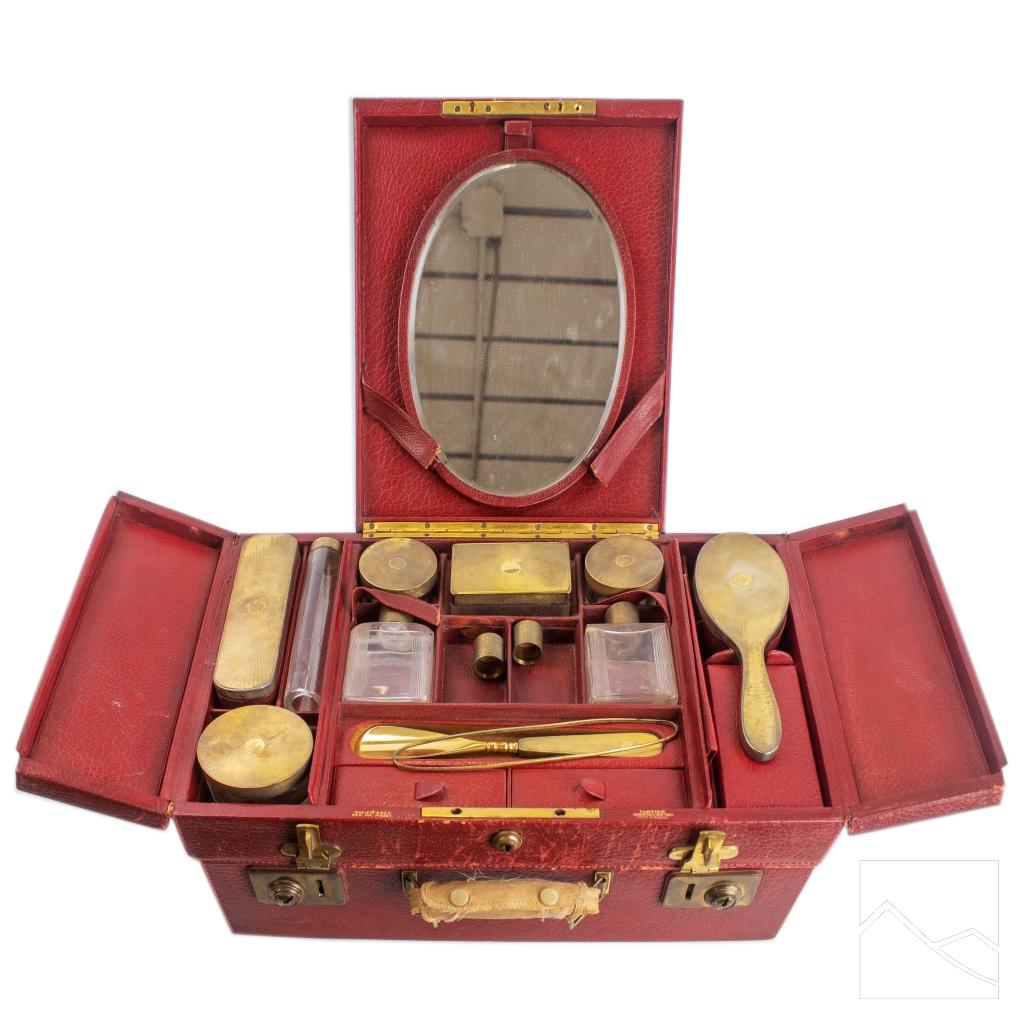 Cartier Art Deco Sterling Silver Travel Vanity Set (1 of 6)