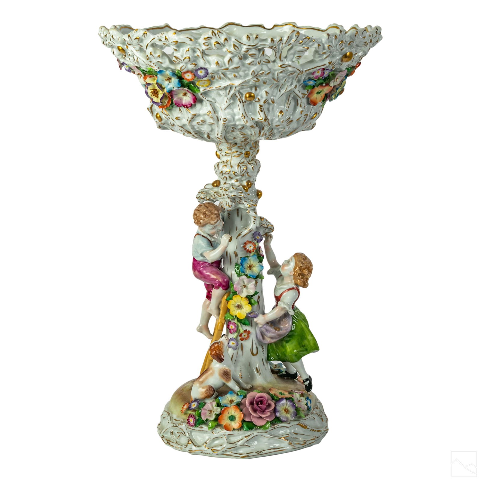 Von Schierholz German Porcelain Pedestal Compote (1 of 8)