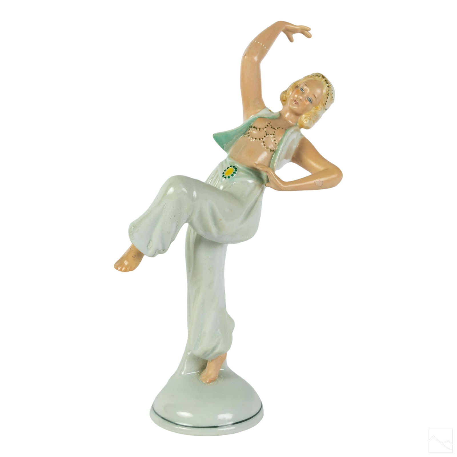 Schaubach Kunst German Porcelain Dancer Figurine (1 of 6)