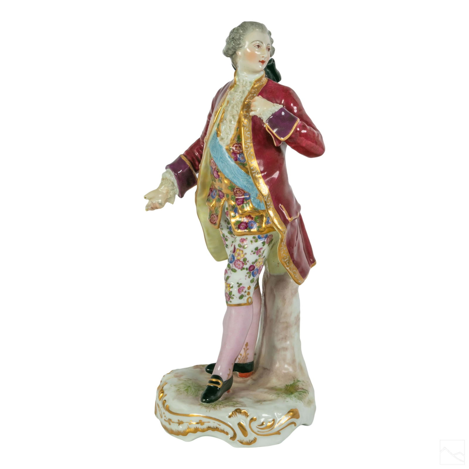 Meissen German Porcelain Glazed Gentleman Figurine (1 of 6)