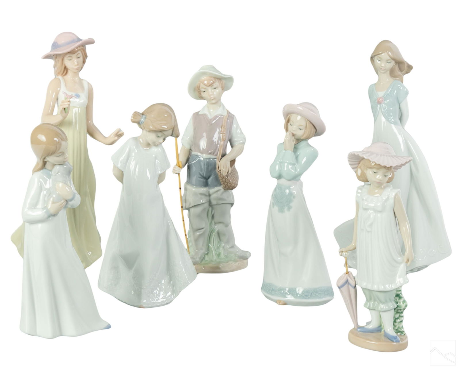 Lladro NAO Glazed Spanish Porcelain Figurines LOT (1 of 9)
