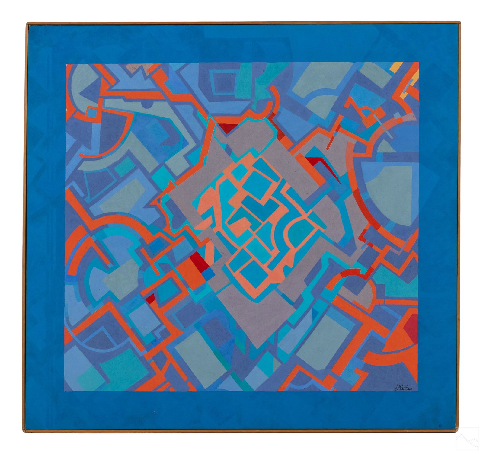 Frederic Faillace b.1949 Modern Abstract Painting (1 of 6)