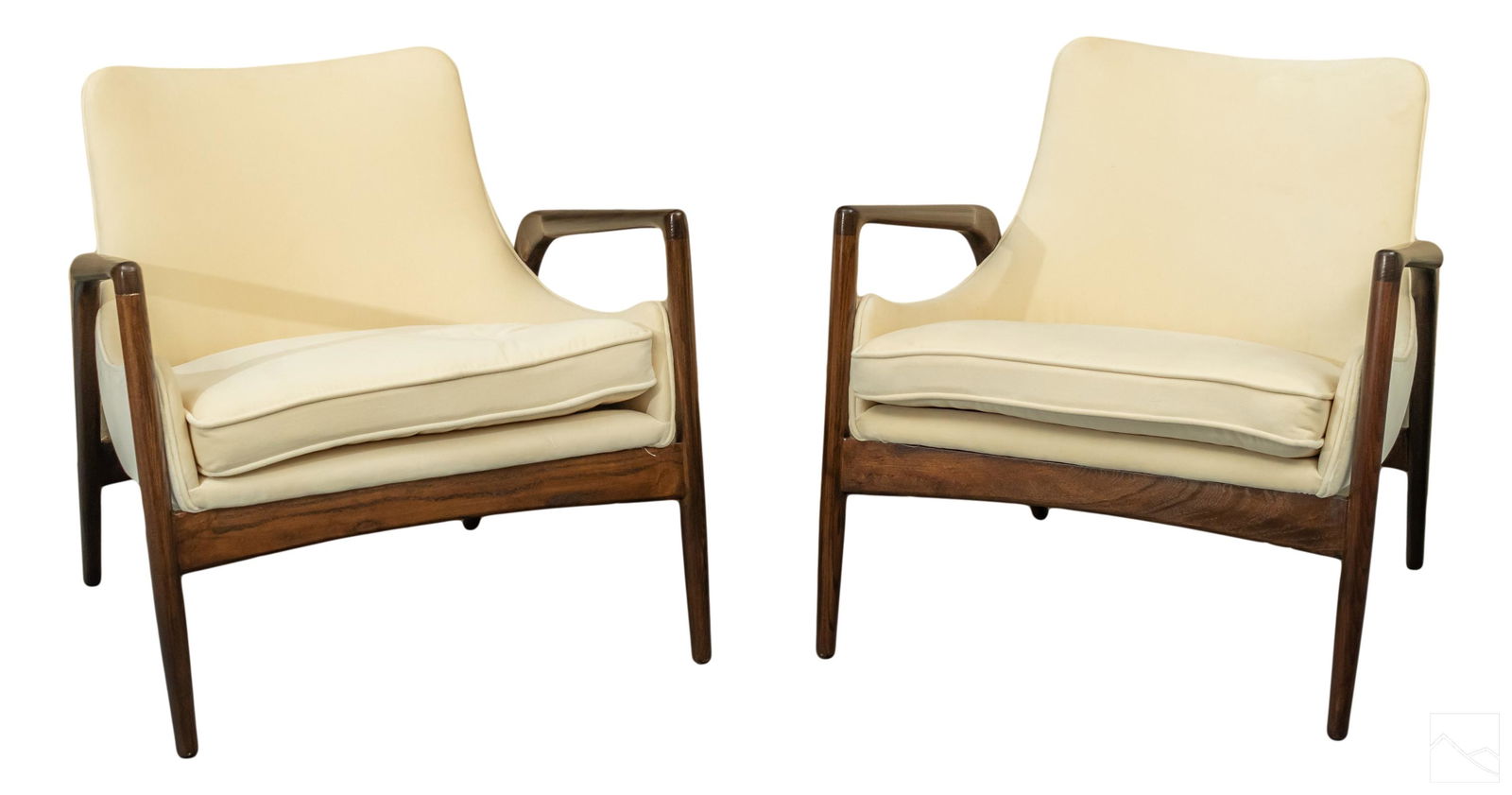 Ib Kofod Larsen Danish Upholstered Lounge Chairs (1 of 4)
