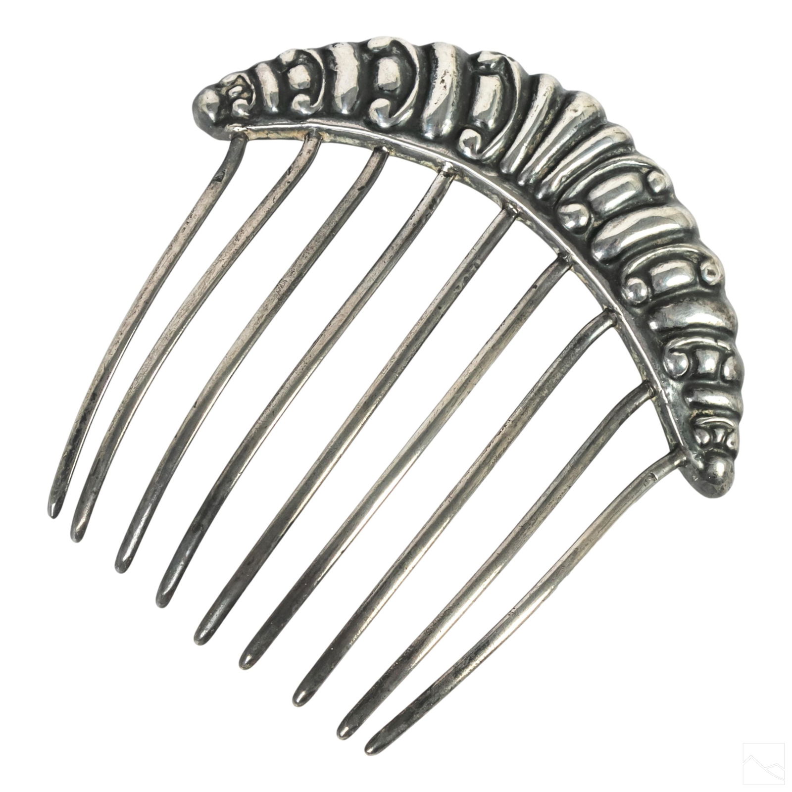 Victorian Style Sterling Silver Ladies Hair Comb (1 of 3)