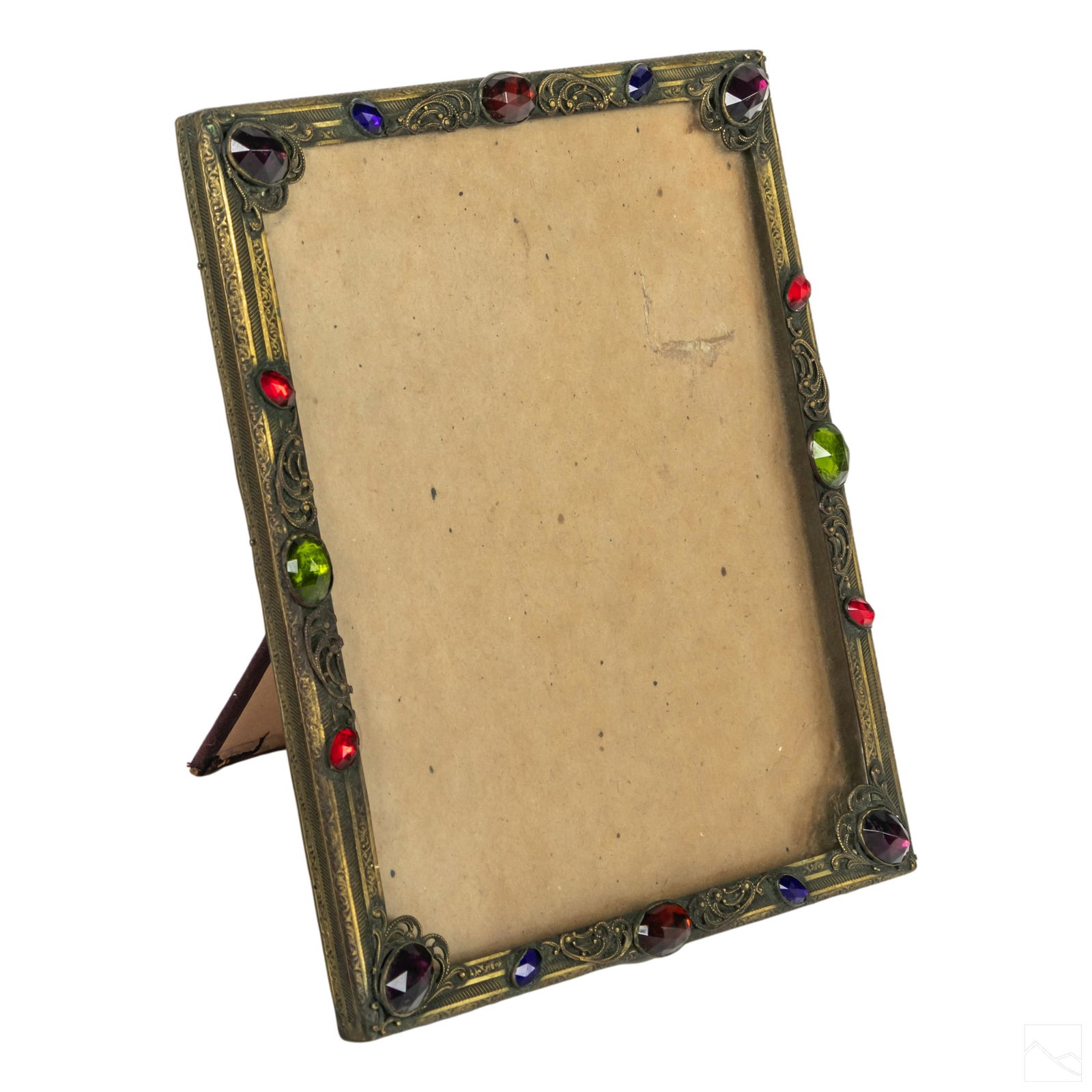 Czech Jeweled Antique Vanity Dresser Picture Frame (1 of 5)