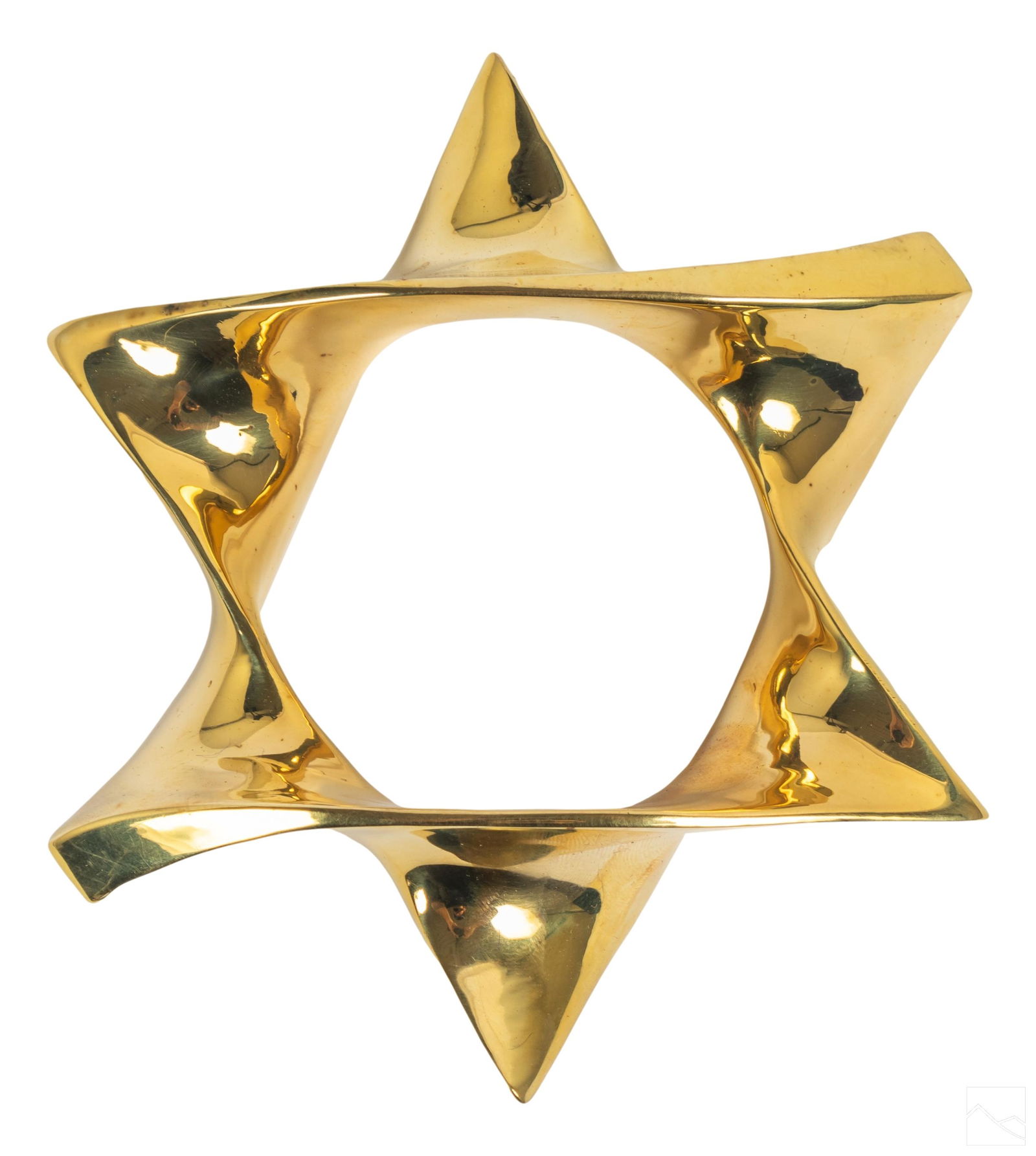 Craig Schaffer b.1949 Alef Judaica Star Sculpture (1 of 4)
