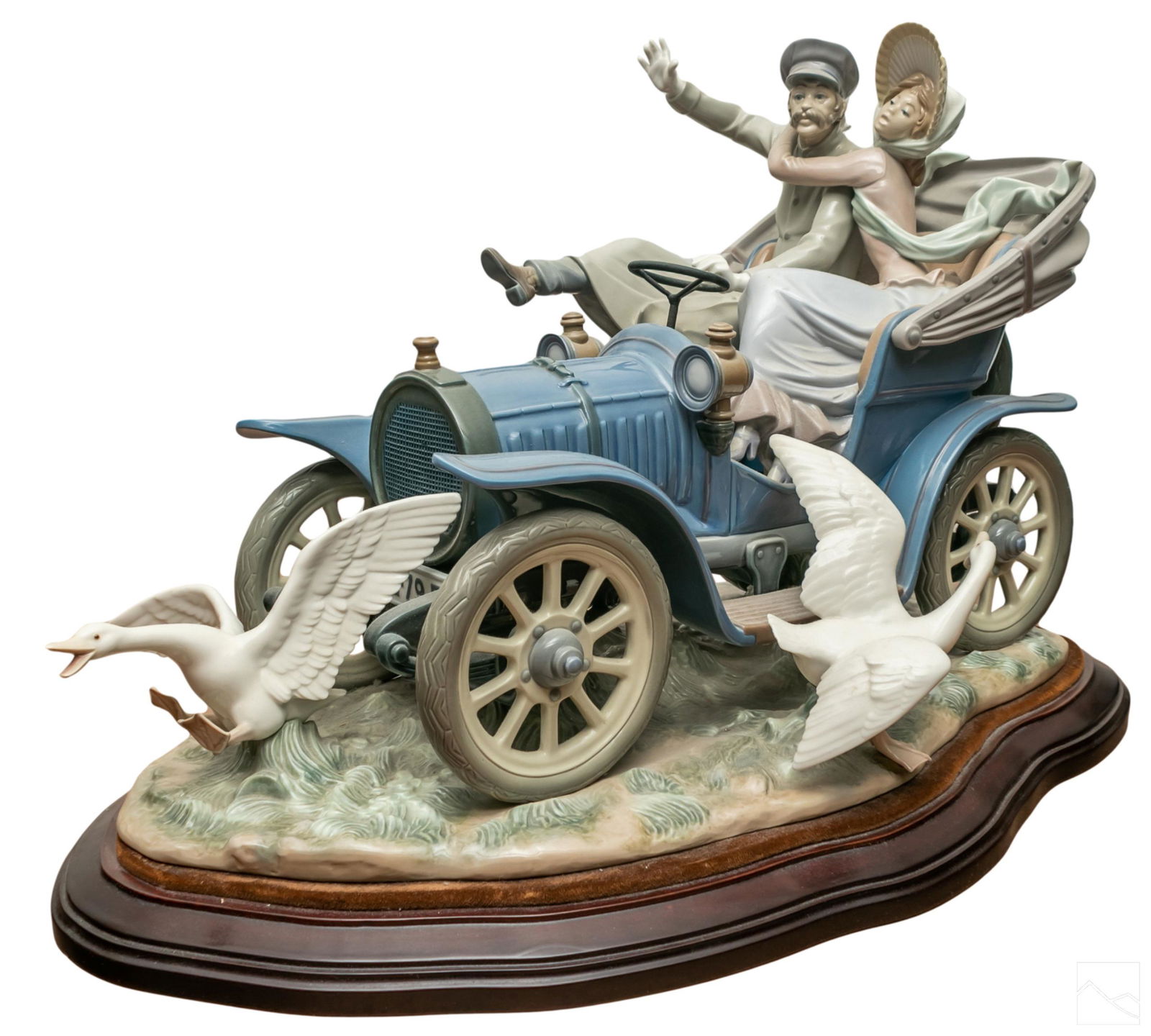 Lladro Porcelain Car In Trouble LE Figurine Statue (1 of 5)