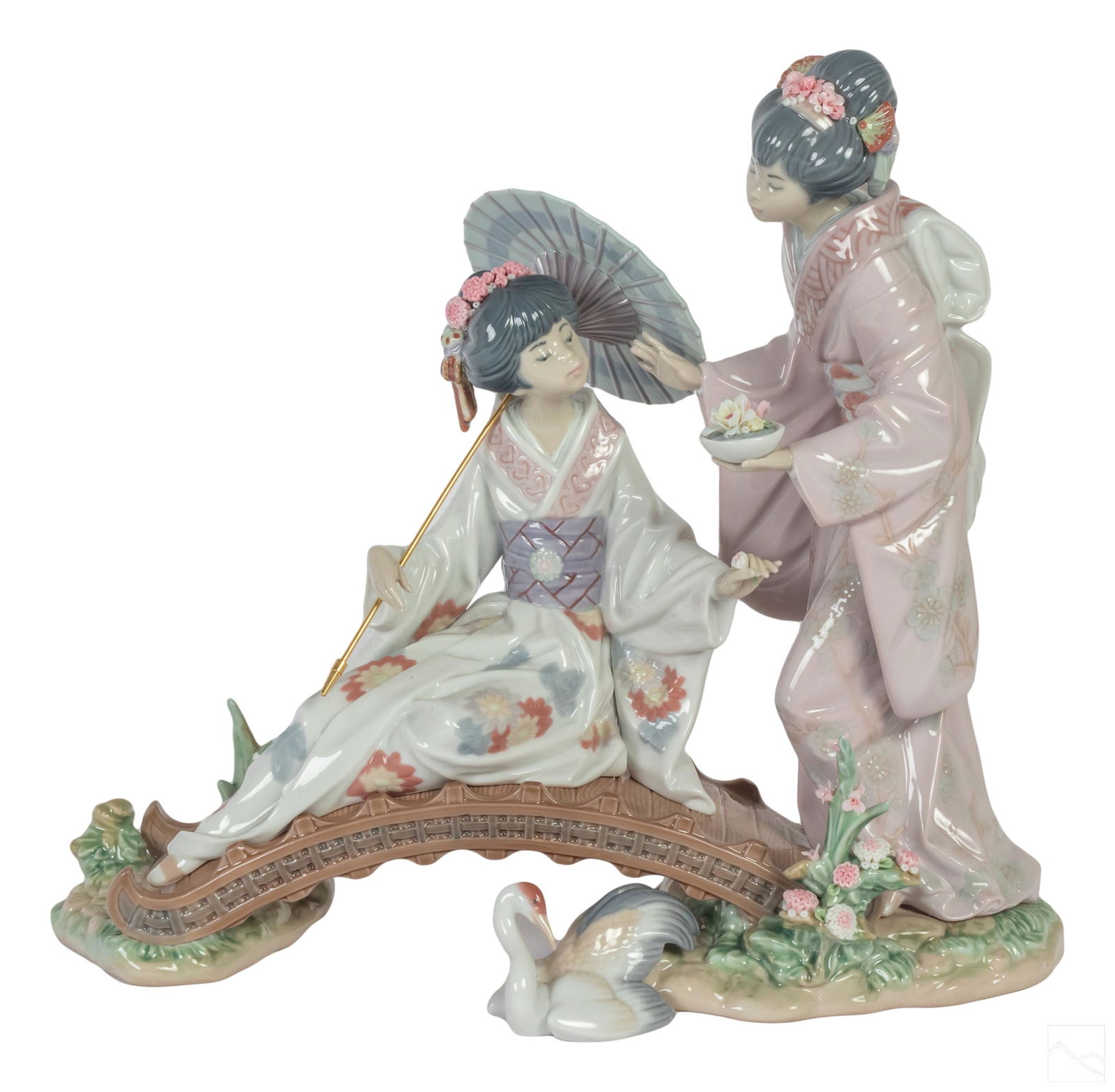 Lladro Porcelain Springtime In Japan Figure #1445 (1 of 7)