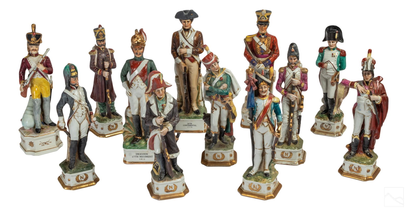 Capodimonte & Arnart Porcelain Figurines Decanters (1 of 7)