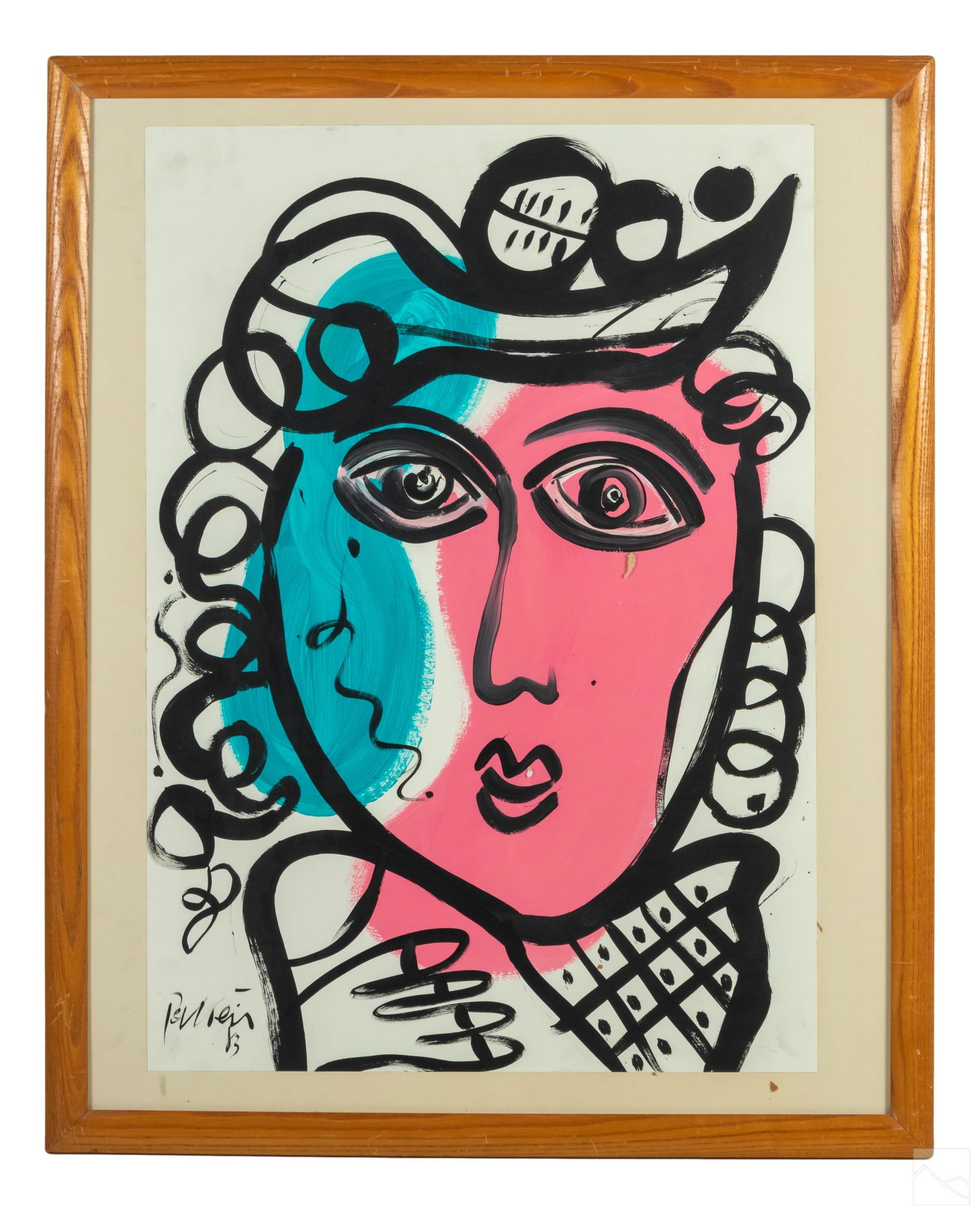 Peter Keil (b.1942) Neo Expressionism Oil Painting (1 of 5)