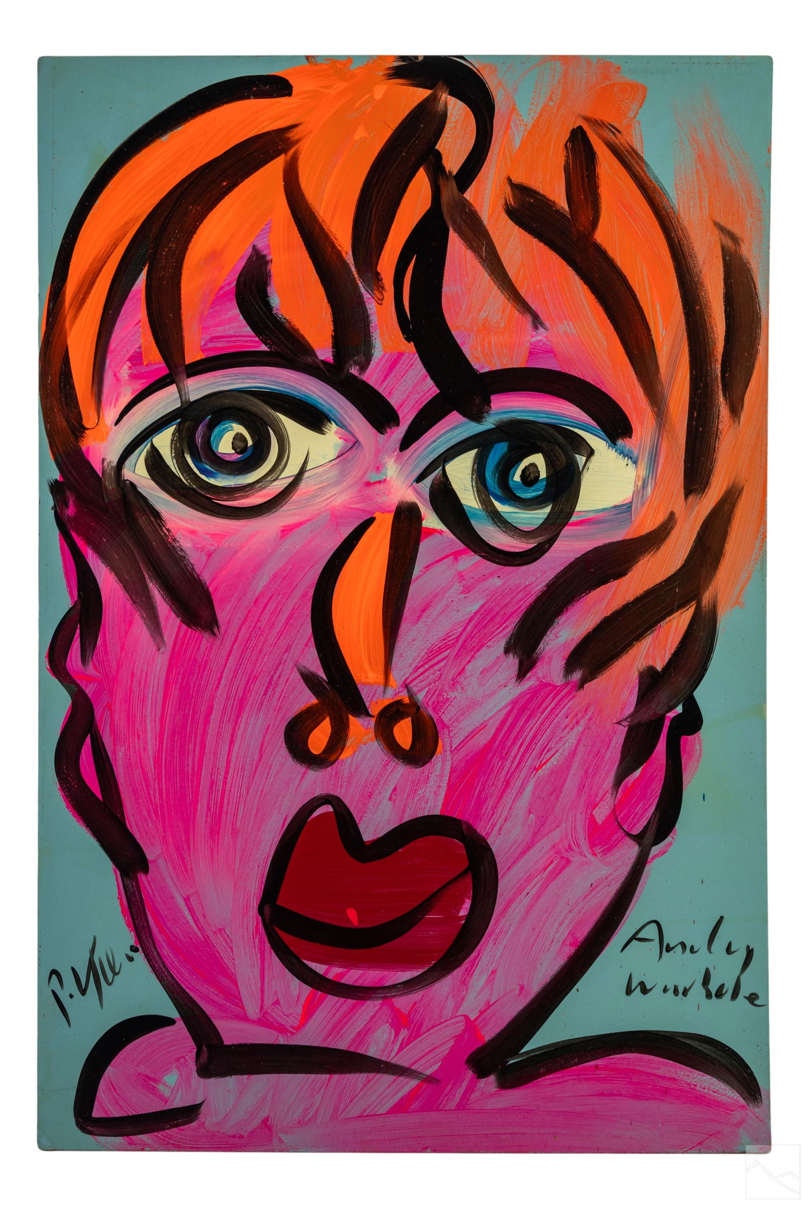 Peter Keil (b.1942) Neo Expressionism Oil Painting (1 of 6)