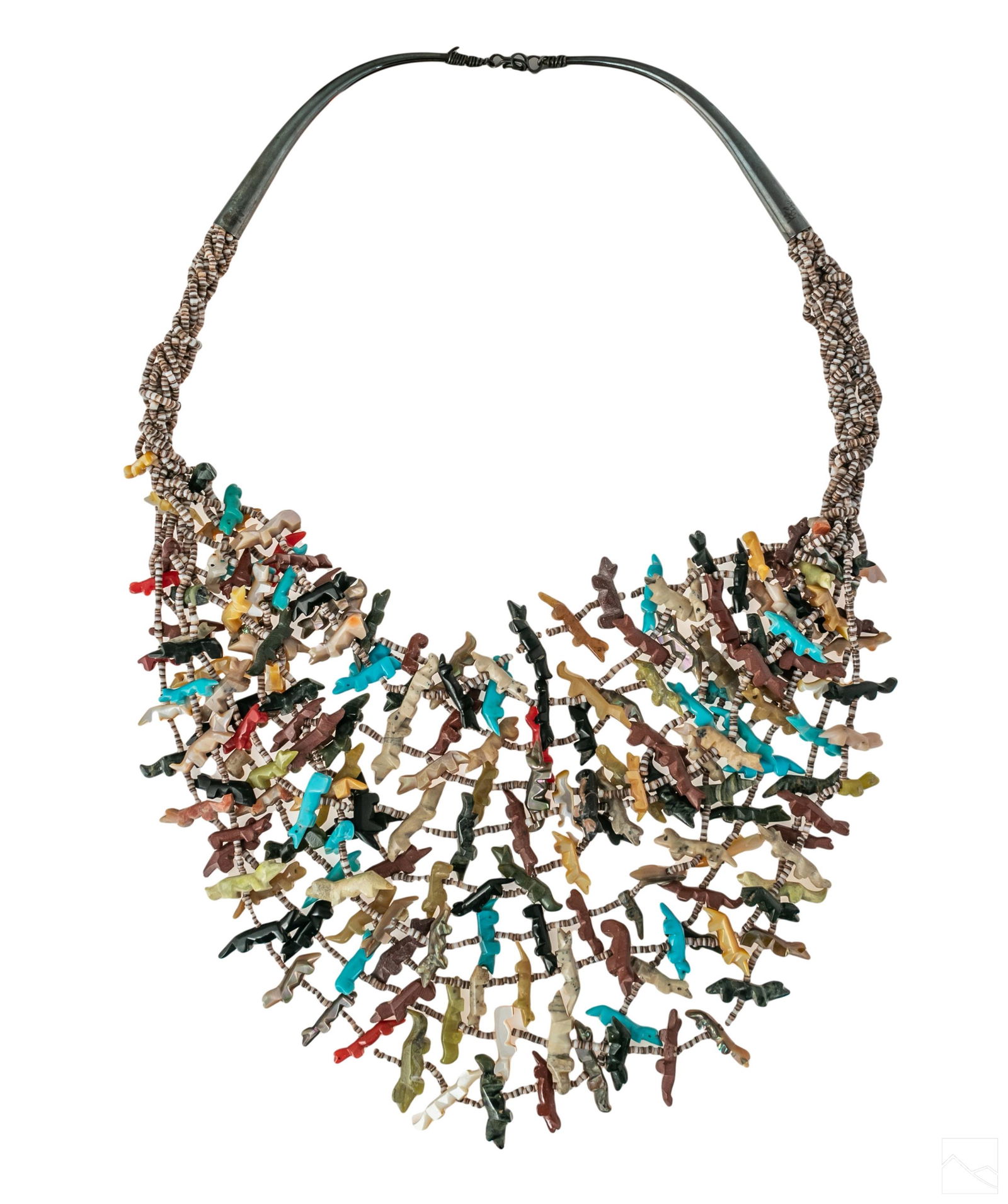 Native American Zuni SW Primitive Fetish Necklace (1 of 5)