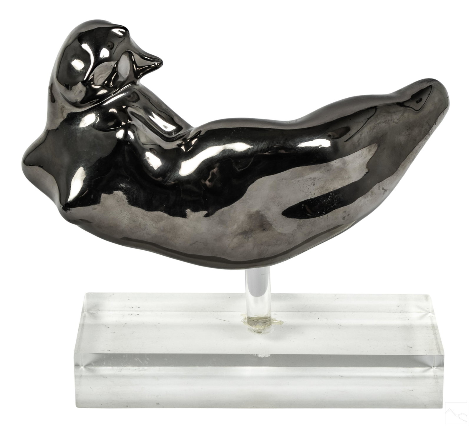 Aurora Canero b.1940 Modern Abstract Cat Sculpture (1 of 6)
