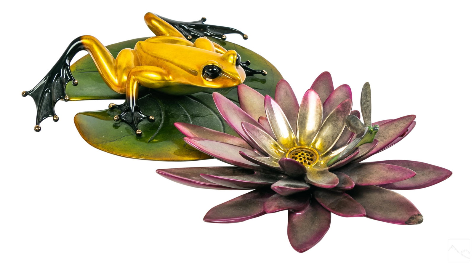 Tim Cotterill b.1950 Bronze Frog Wildlife Figurine (1 of 6)