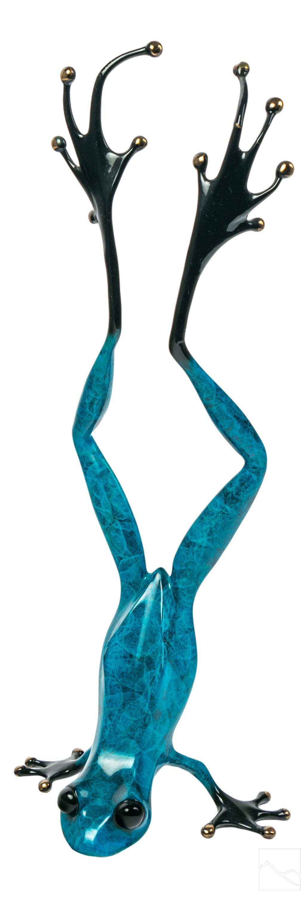 Tim Cotterill b.1950 Bronze Frog Wildlife Figurine (1 of 6)