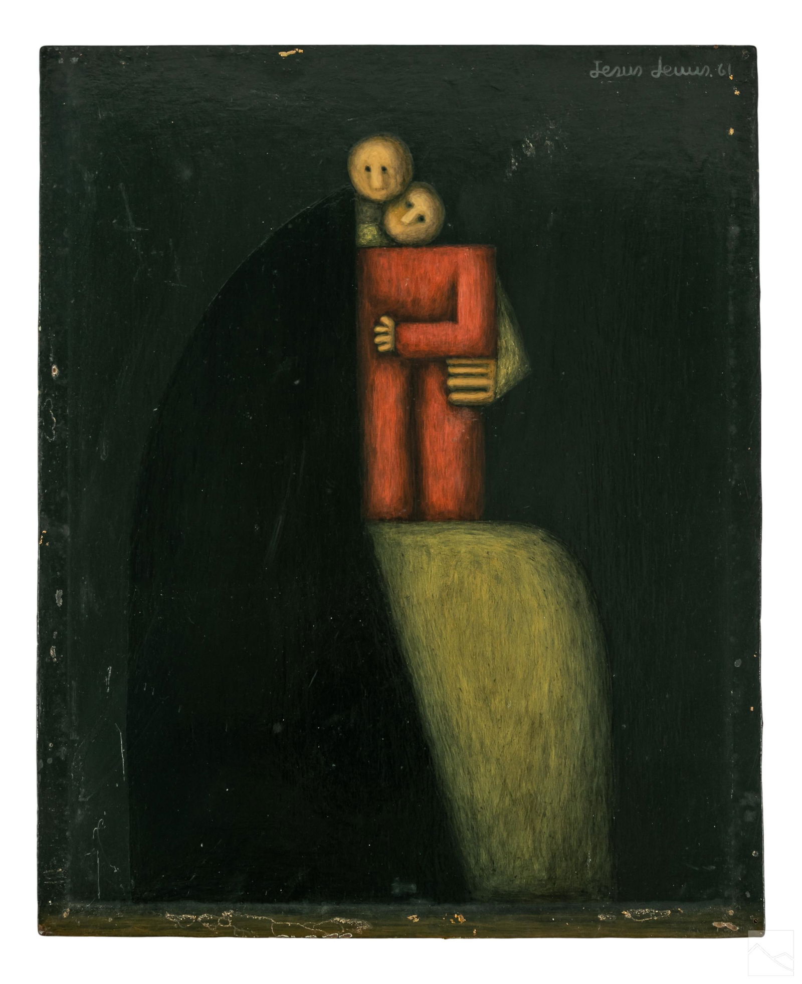 Jesus Leuus (b.1948) Abstract Minimalist Painting (1 of 4)