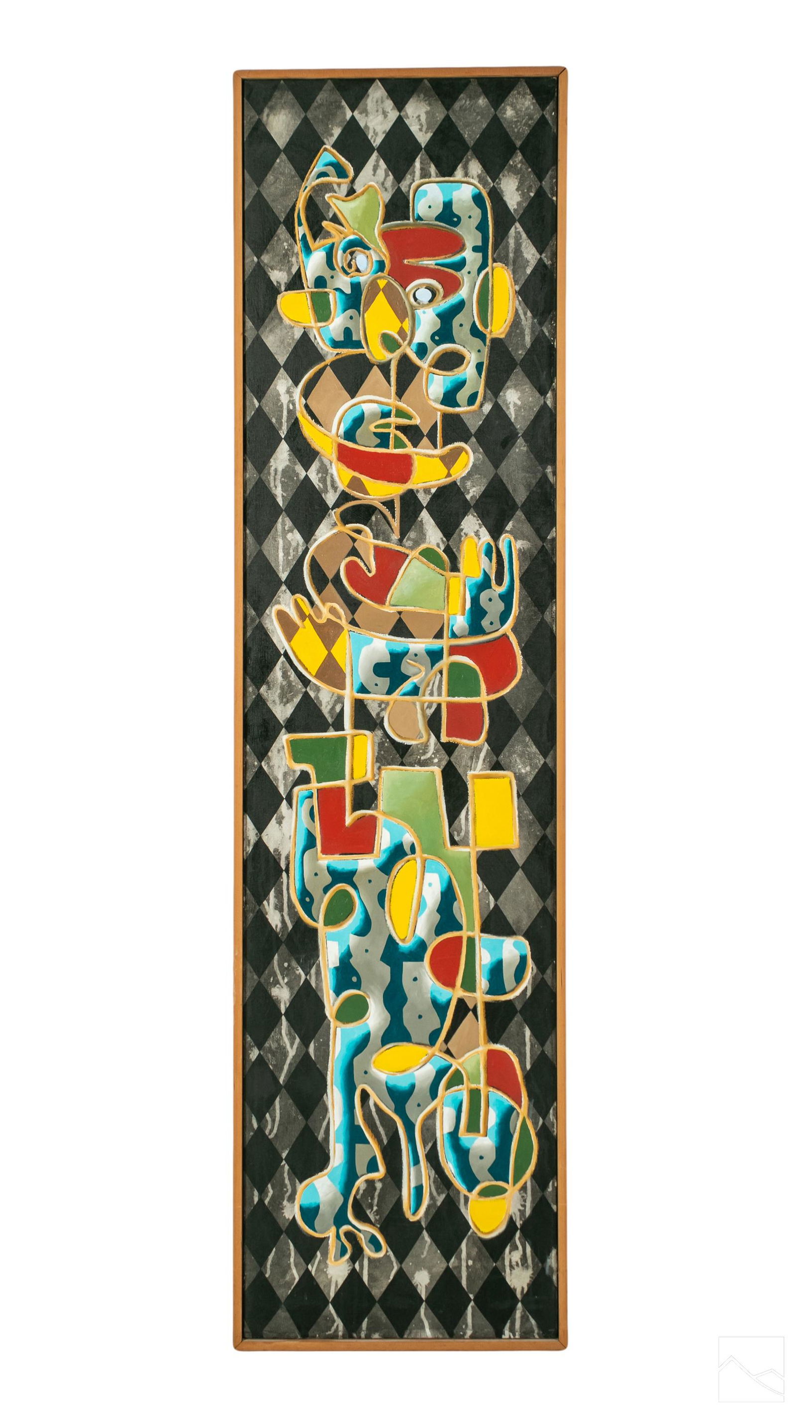 James Hansen (1951-1997) SIGNED Abstract Painting (1 of 6)