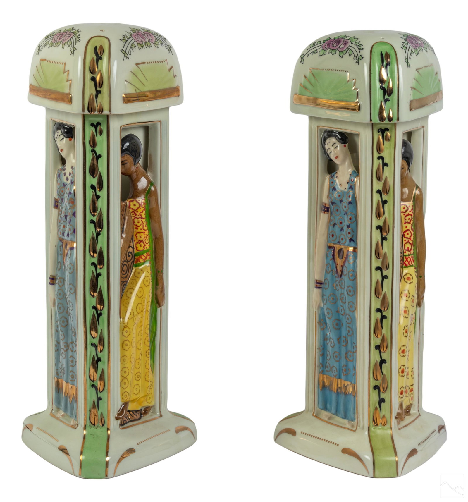 Limoges Maison Duchaussy French Deco Perfume Lamps (1 of 6)