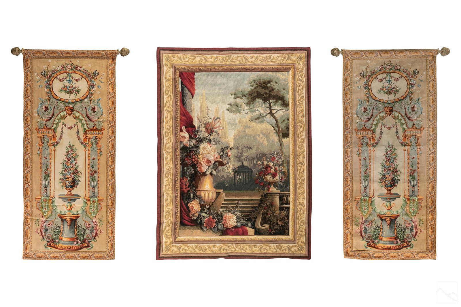 Floral and Landscape Tapestry Wall Hanging Art LOT (1 of 14)