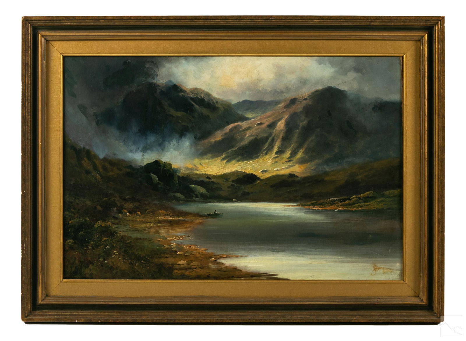 John Henry Boel (fl. 1875-1922) Landscape Painting (1 of 4)