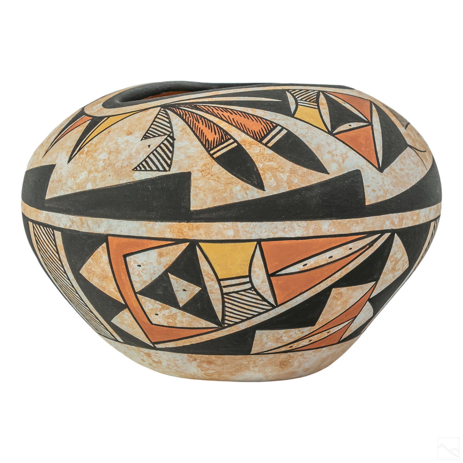 Westly Begaye Navajo Pottery Bear Claw Seed Pot (1 of 4)