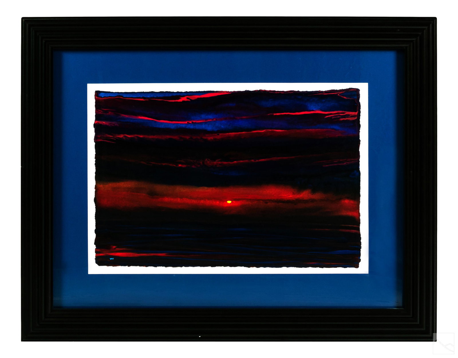 Robert Wyland (b.1956) Abstract Sunset WC Painting (1 of 4)