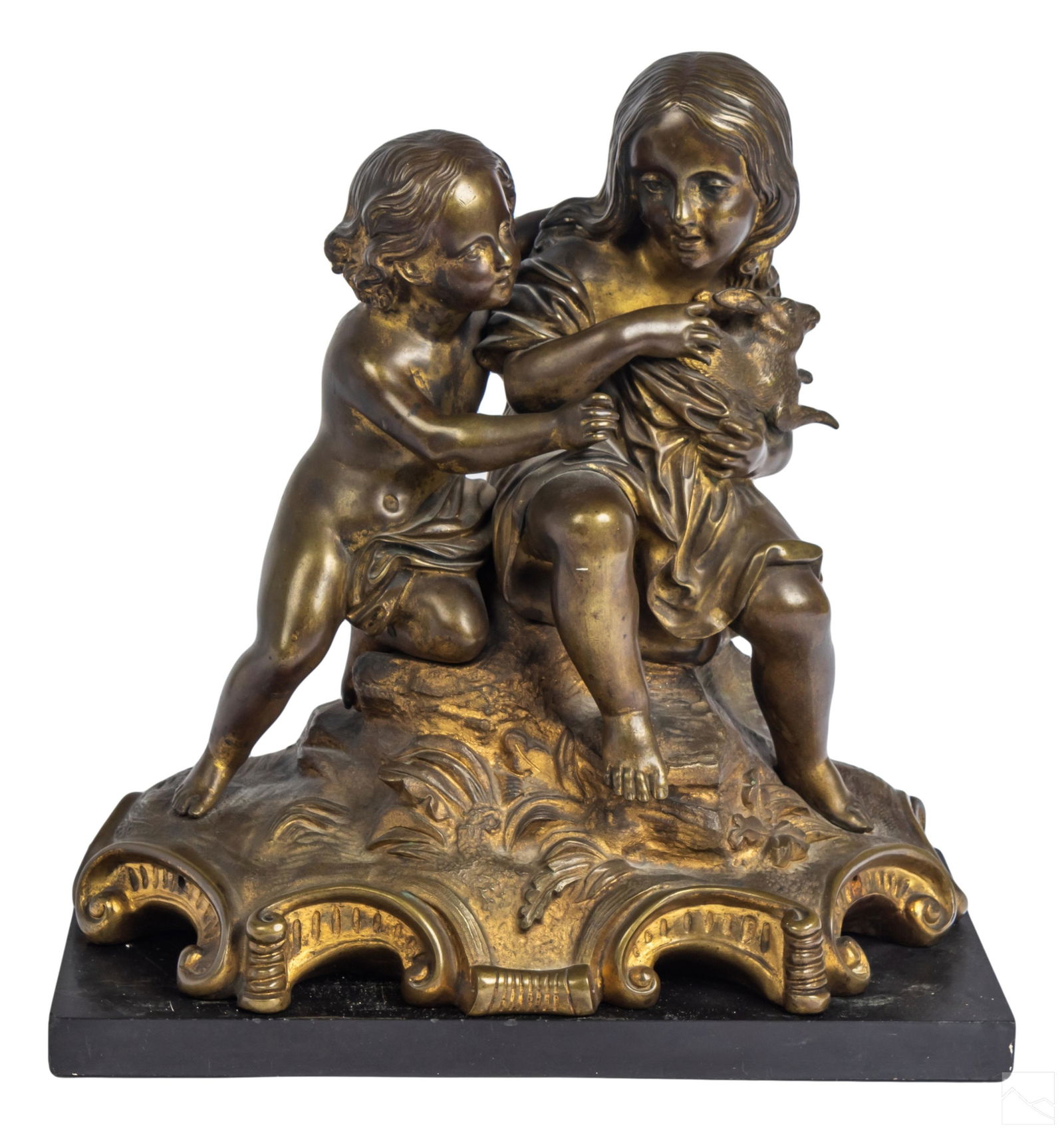 French Neoclassical Figural Gilt Bronze Sculpture (1 of 5)