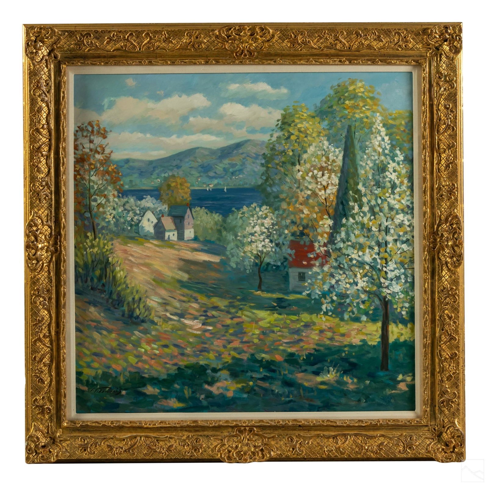 20C. American Impressionism Landscape Oil Painting (1 of 6)