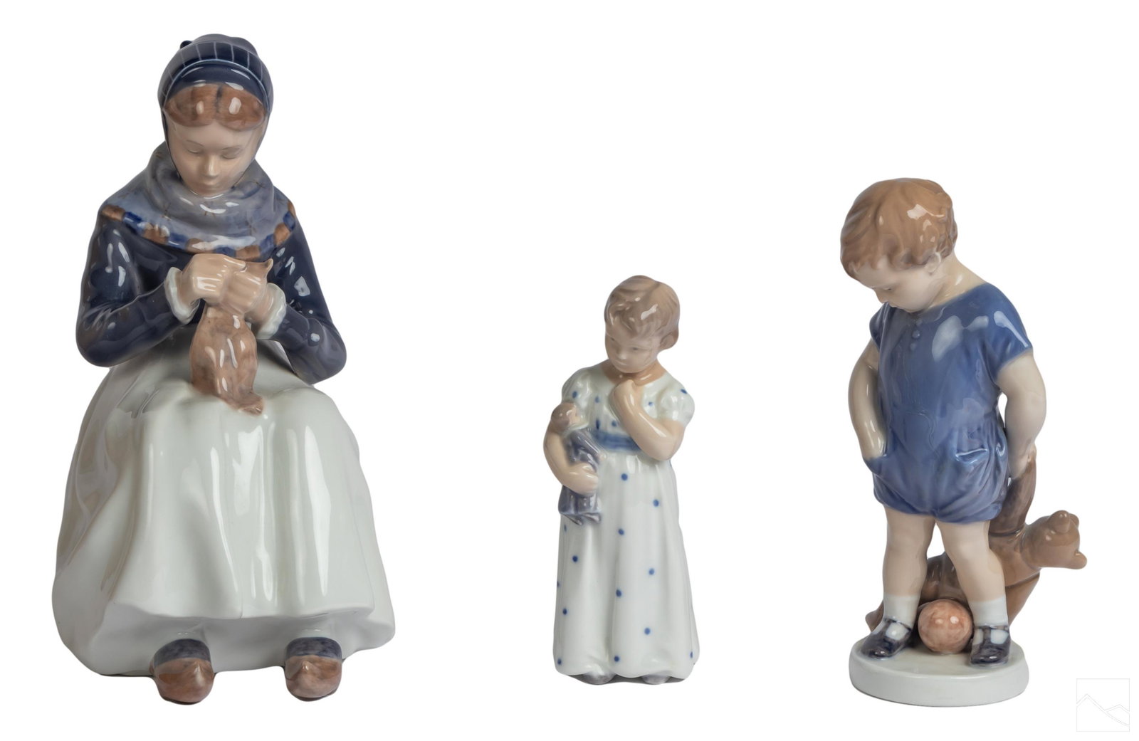 Royal Copenhagen Danish Porcelain Lot 3 Figurines (1 of 6)