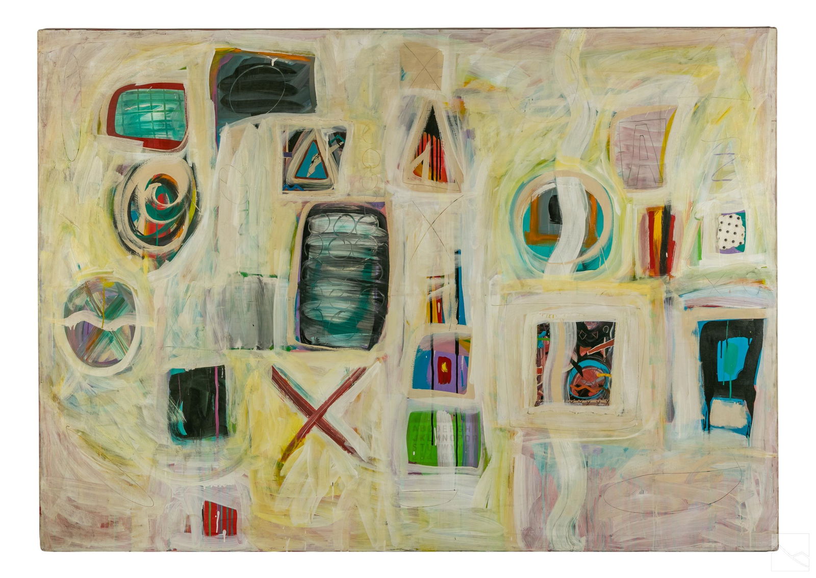 Marvin Markman 1949-2008 Modern Abstract Painting (1 of 6)