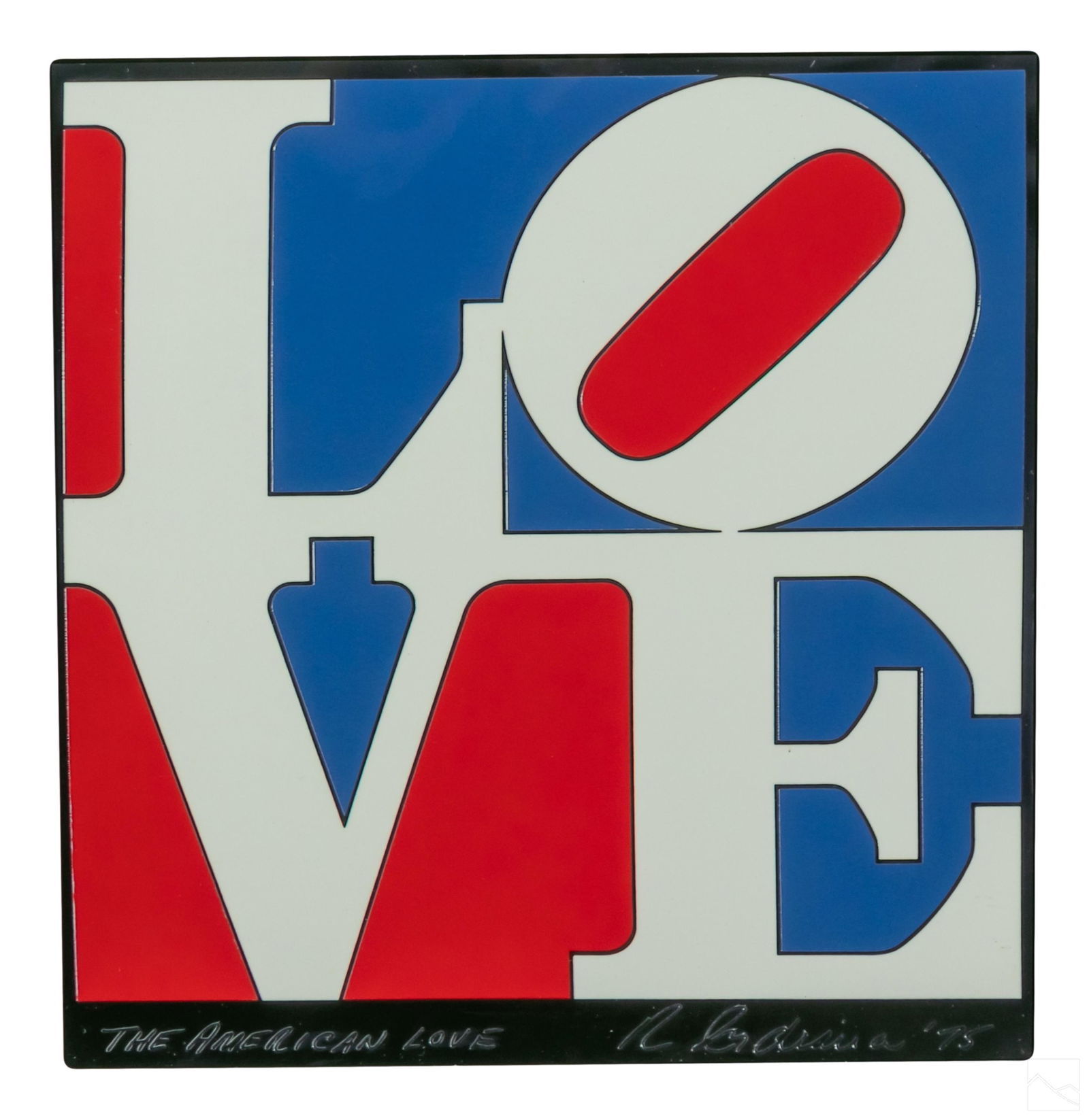 American LOVE Pop Art Sign after Robert Indiana (1 of 5)