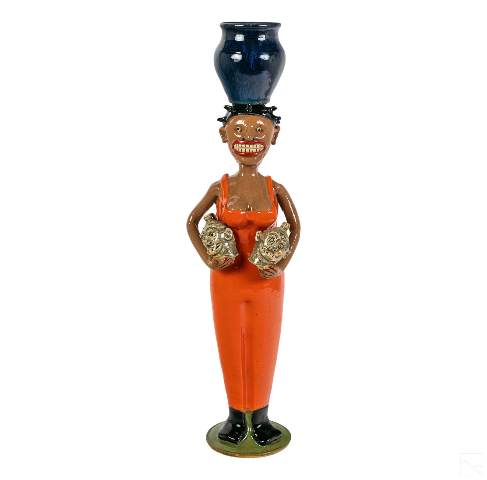 Marvin Bailey (American, b.1961) Southern Folk Art Pottery Jug (1 of 6)