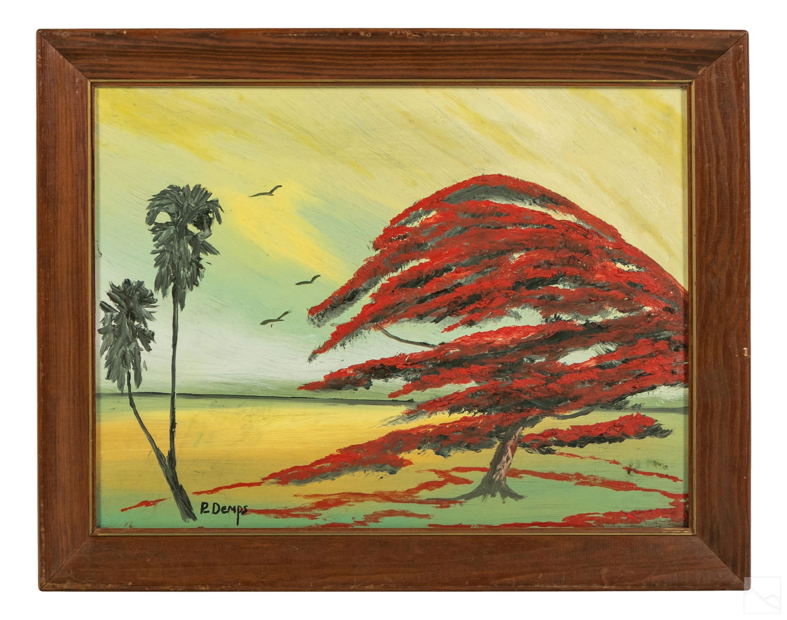 Rodney Demps 1953-2020 Florida Highwaymen Painting (1 of 5)