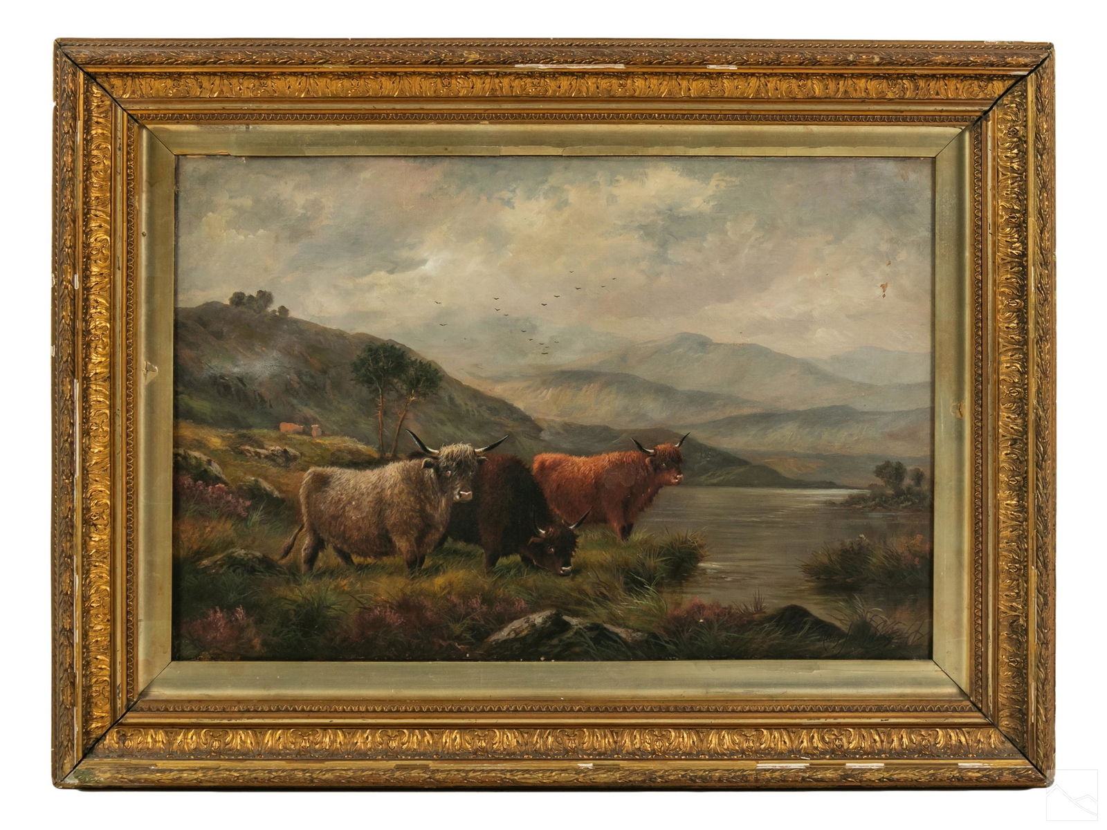 Henry John Livens 1848-1943 Landscape Oil Painting (1 of 4)