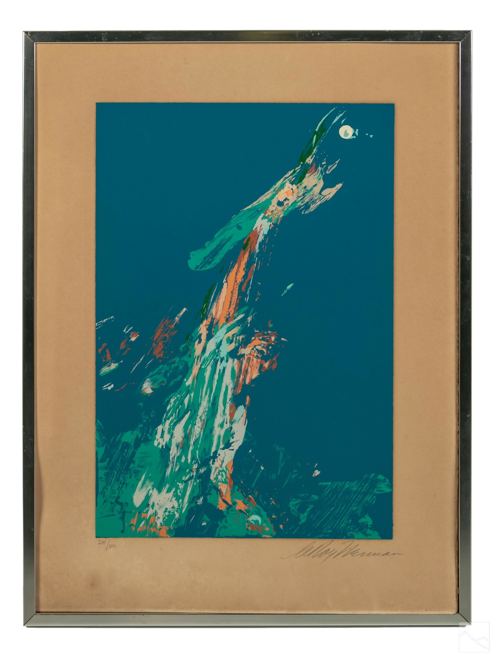 LeRoy Neiman (1921-2012) SIGNED LE SMASH Serigraph (1 of 5)