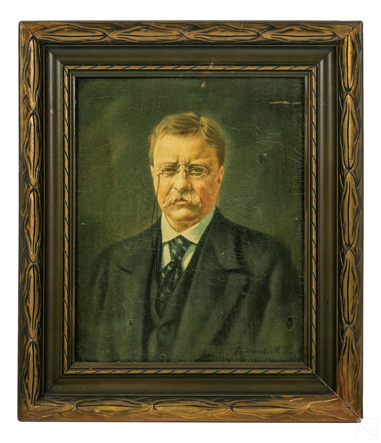 Theodore Roosevelt (20C) Antique Framed Lithograph (1 of 4)