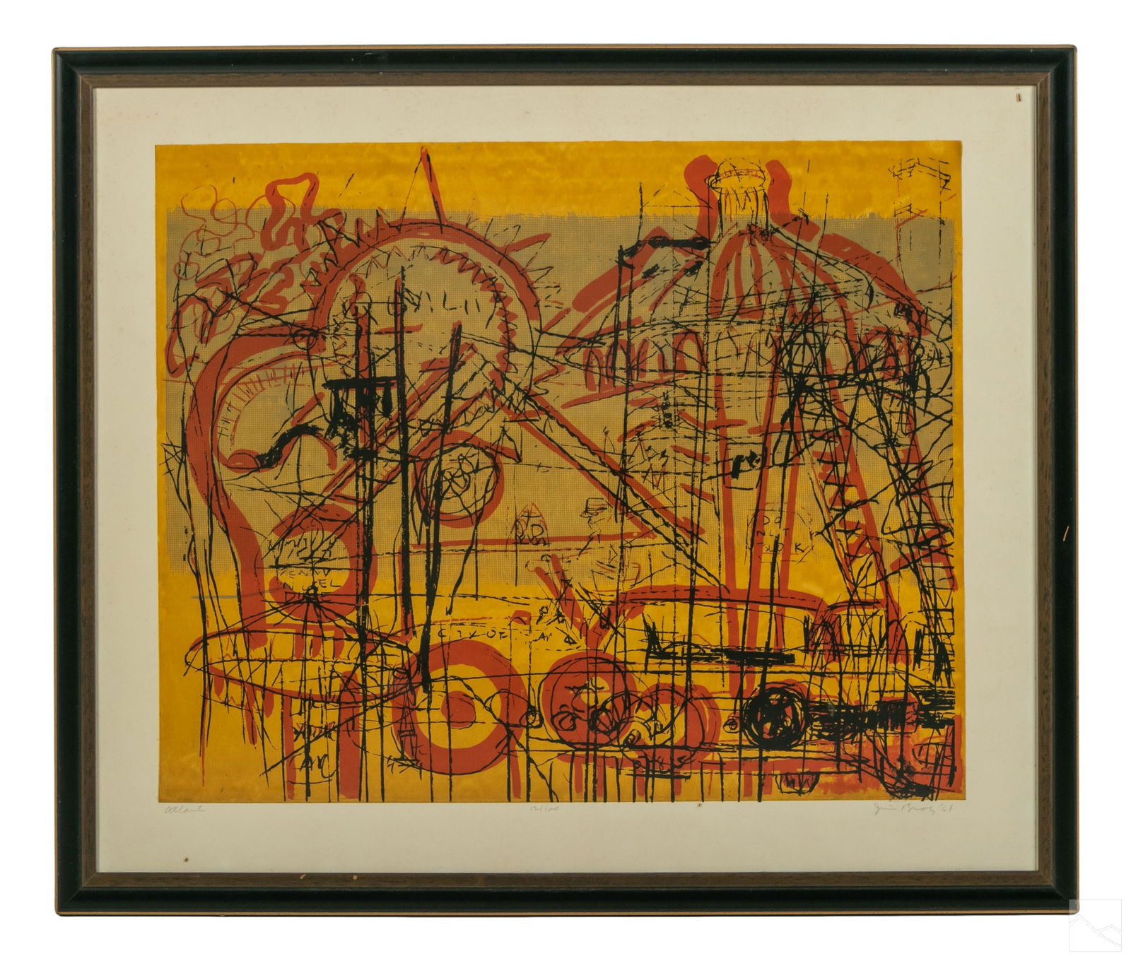Jim Bray (1933-1978) SIGNED LE ATLANTA Lithograph (1 of 7)