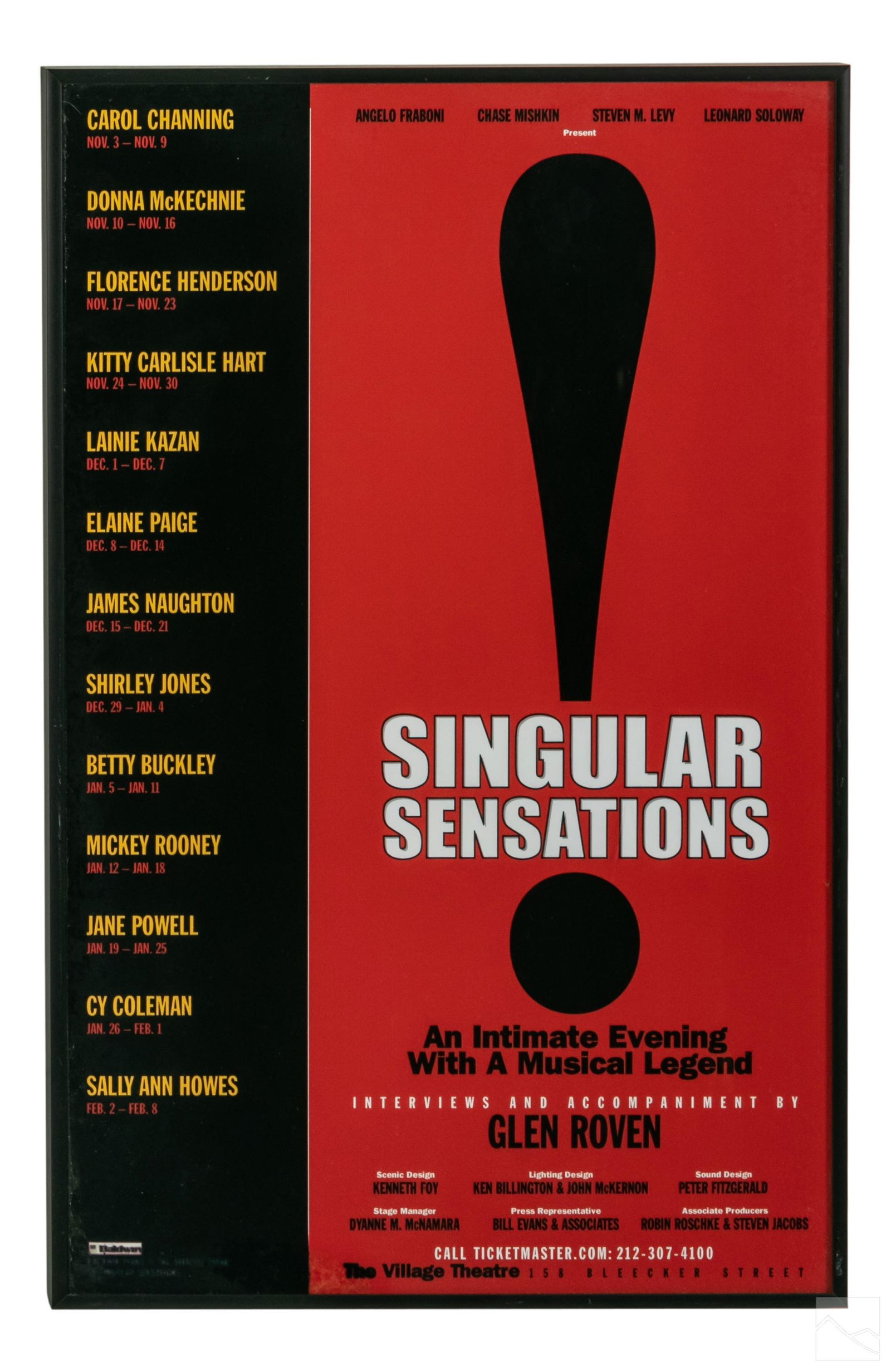 The Village Theater New York Off Broadway Poster (1 of 2)