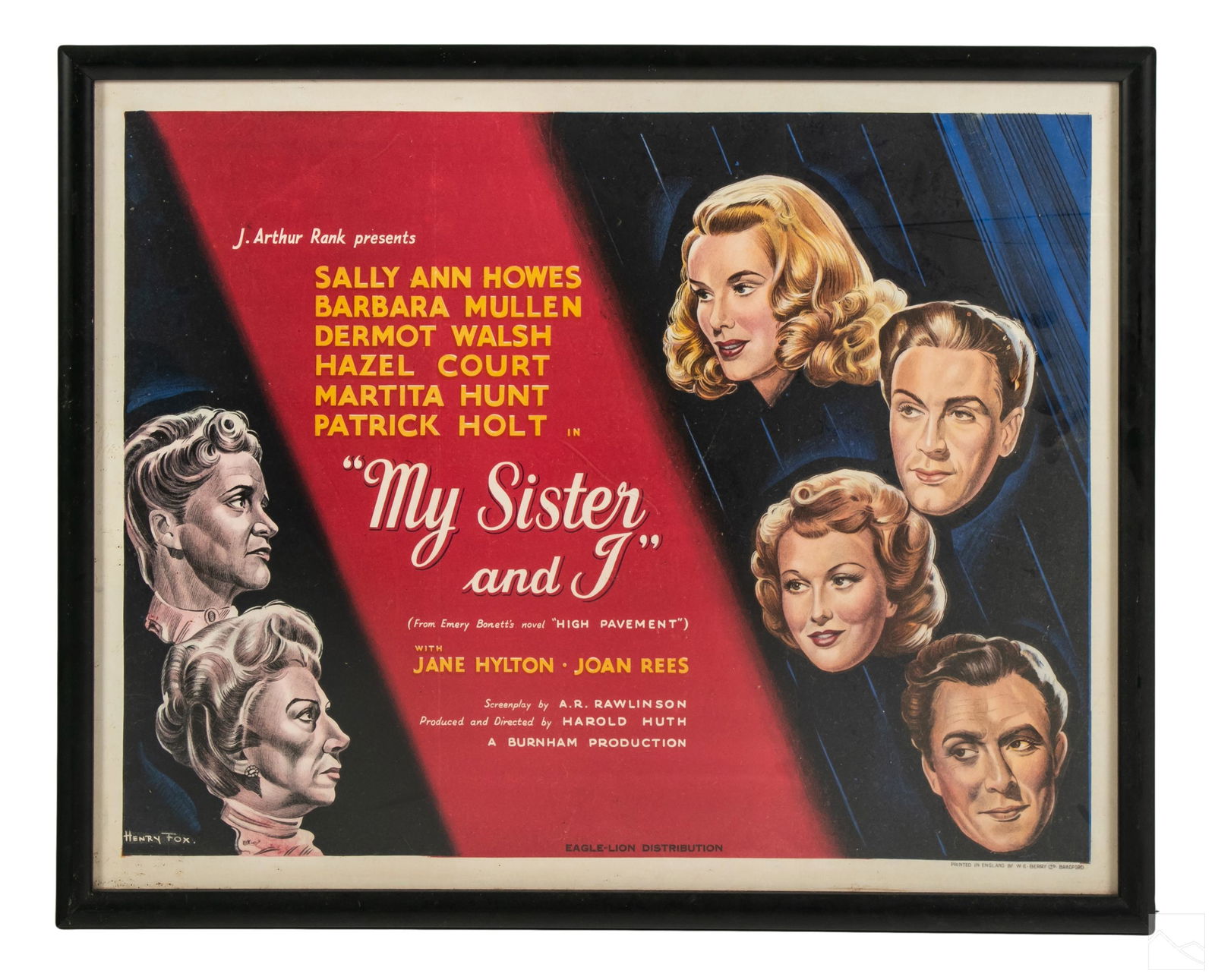 My Sister and I 1948 Hollywood Movie Film Poster (1 of 4)