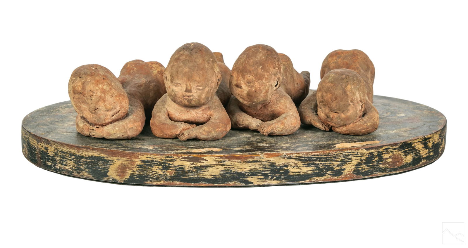 Modern Ceramic Art Pottery Figural Baby Sculptures (1 of 4)
