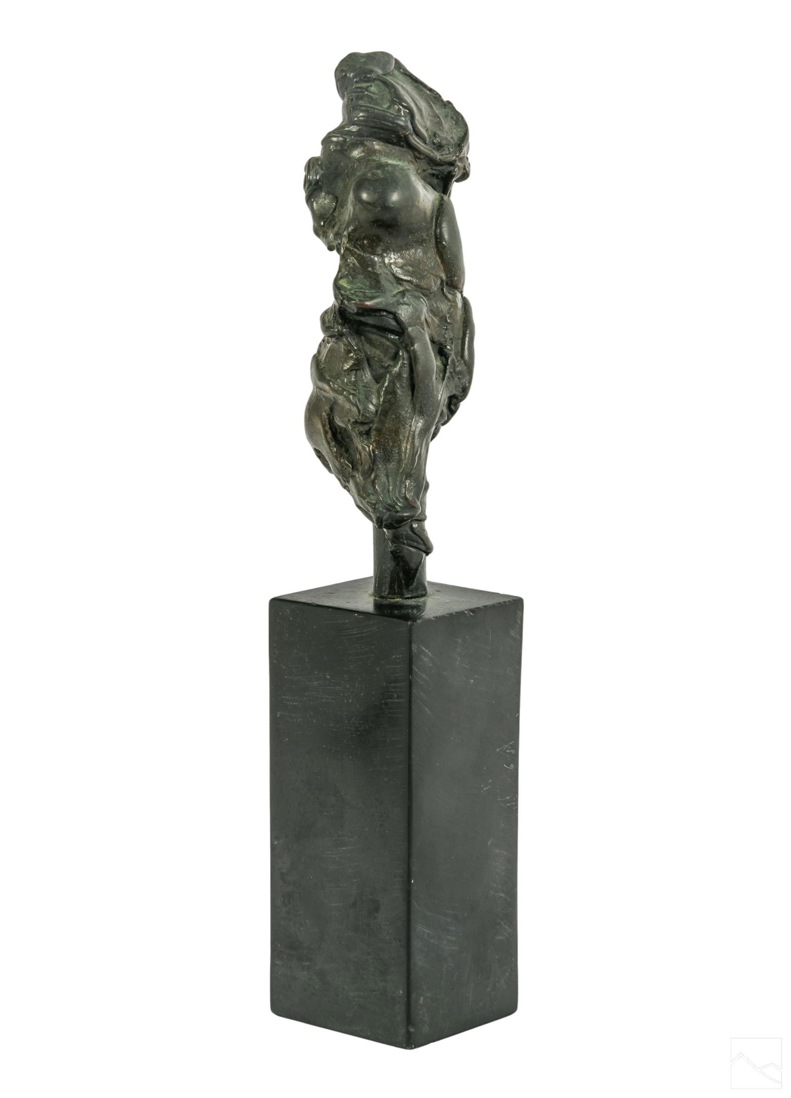 Bronze Modern Abstract Brutalist Figural Sculpture (1 of 5)