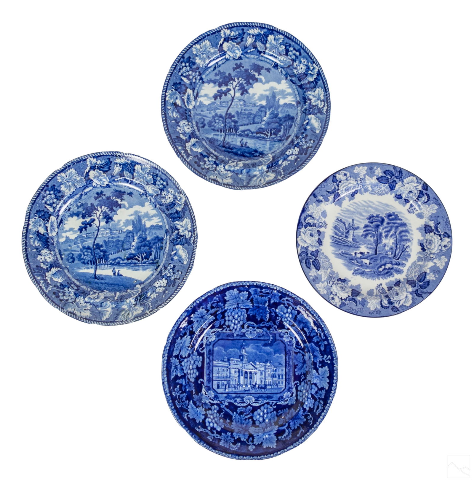 Enoch Wood Staffordshire English Porcelain Plates (1 of 15)