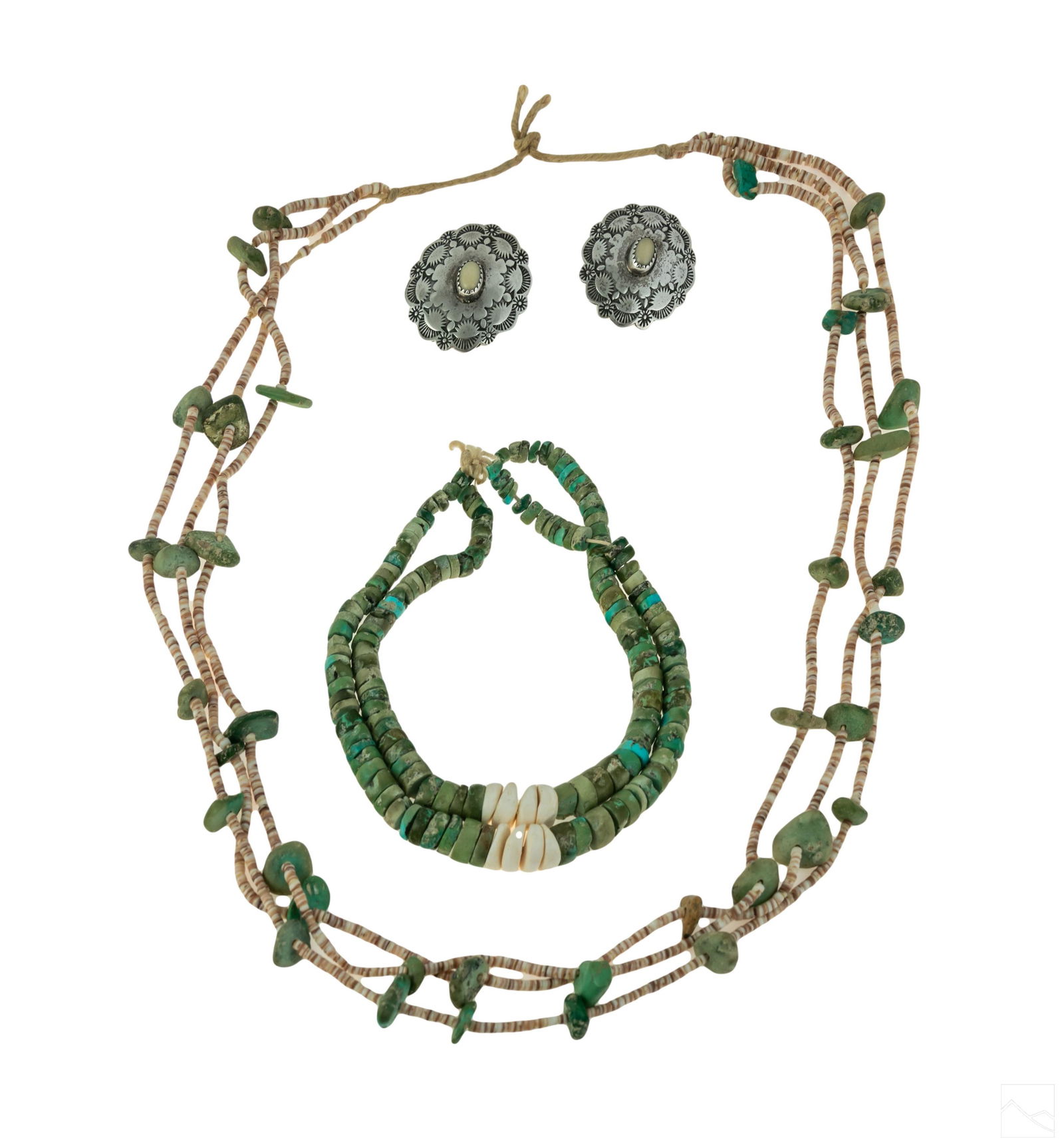 Native American Turquoise Necklaces & Earrings LOT (1 of 8)