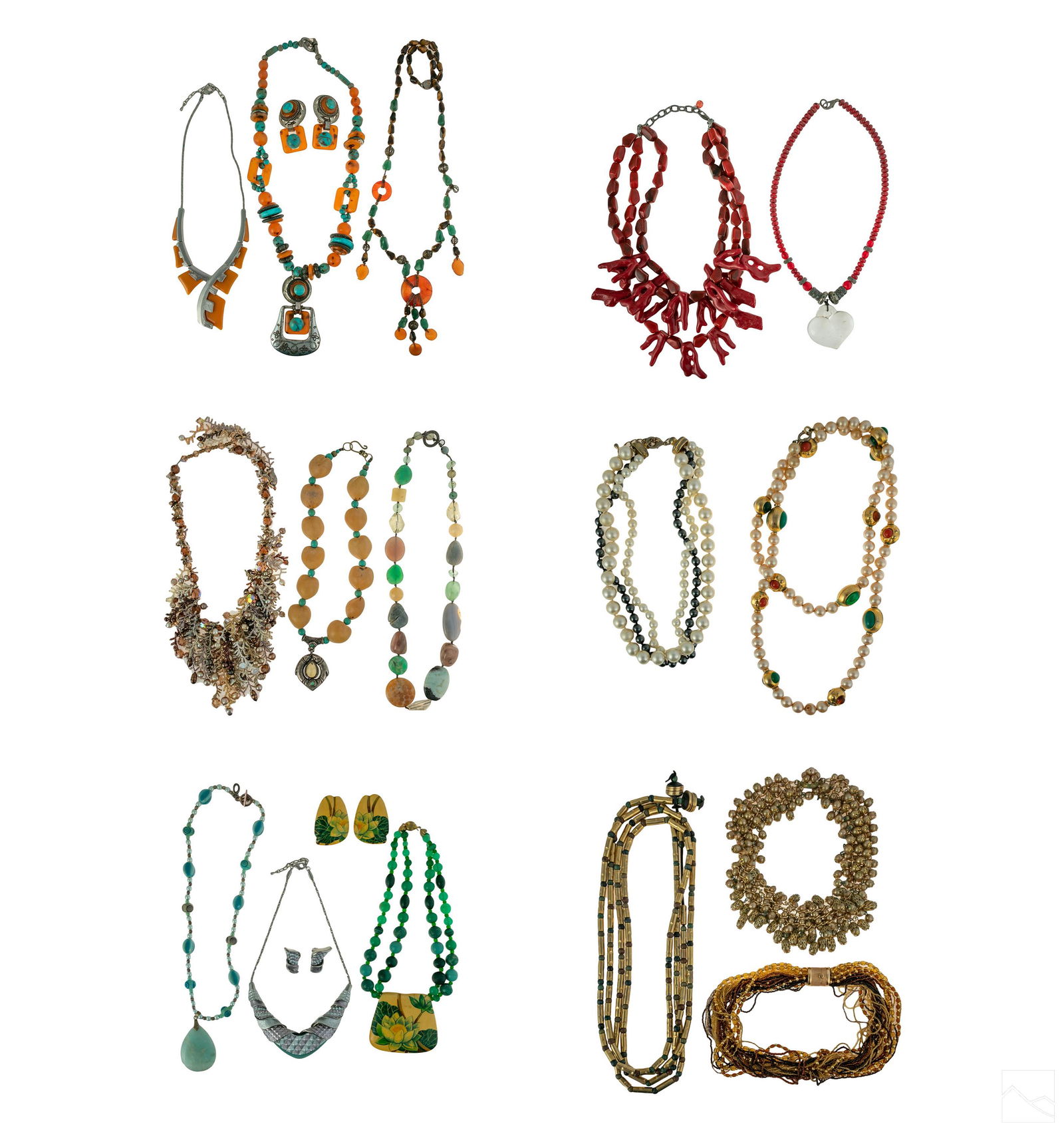 Ladies Vintage Costume Jewelry Necklace Collection (1 of 7)