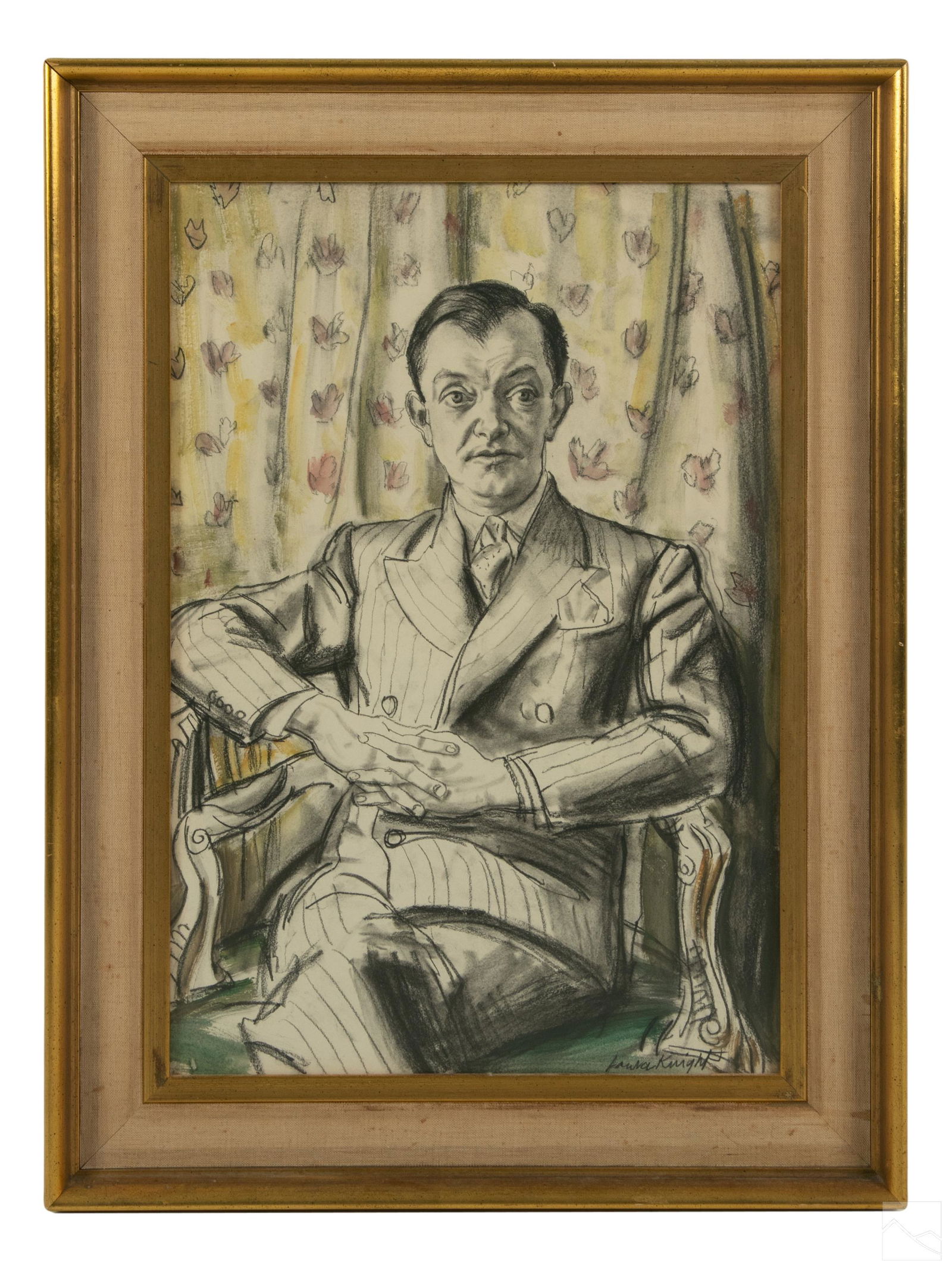 Laura Knight 1877-1970 SIGNED Bobby Howes Portrait (1 of 5)